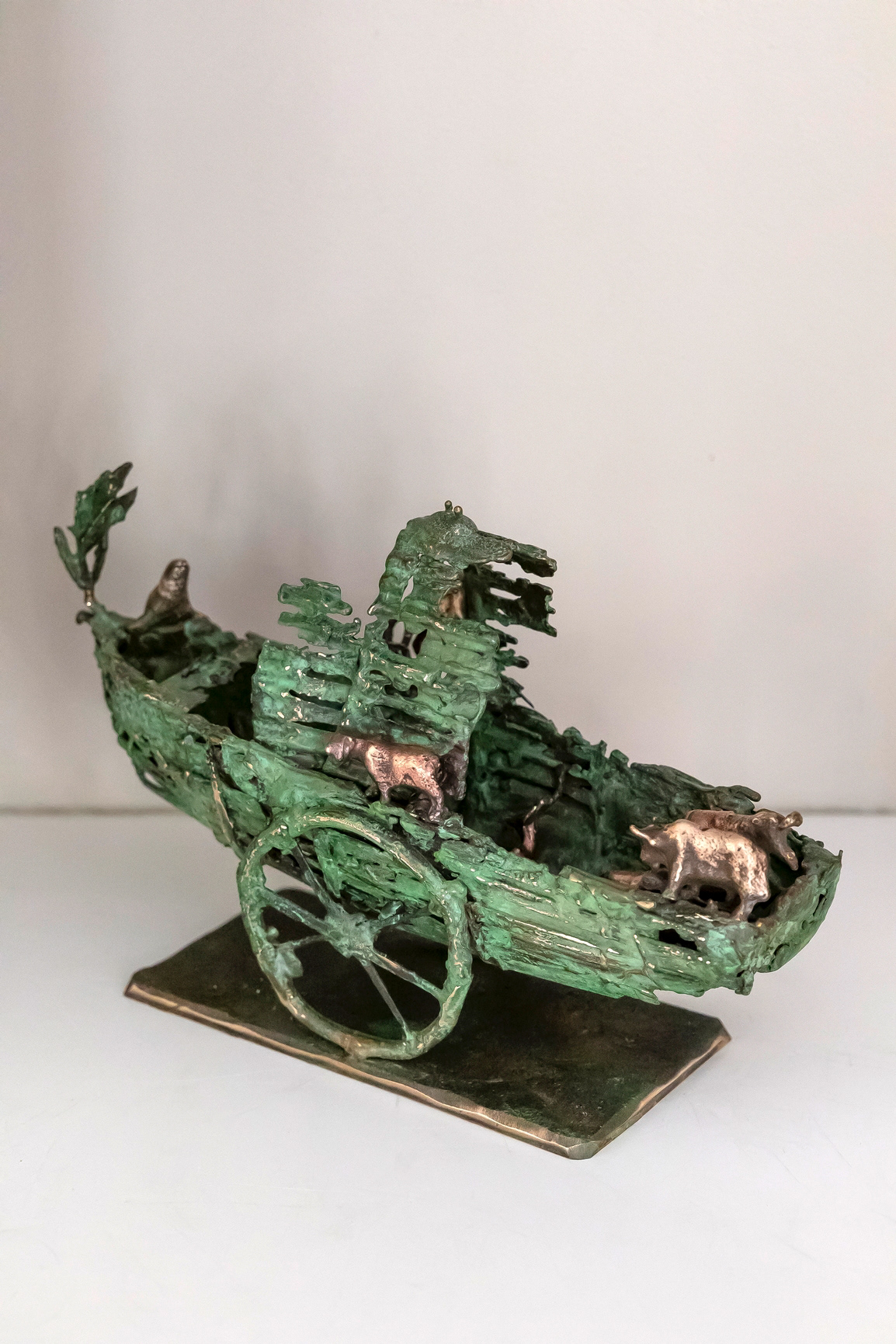 "Arche de Noé" pièce unique en bronze - 3800€