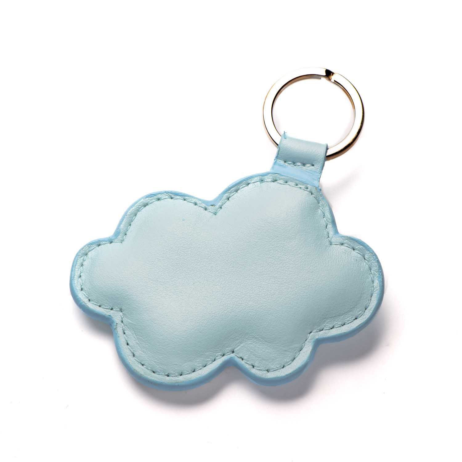 "Bise" porte clef nuage en cuir - 35€