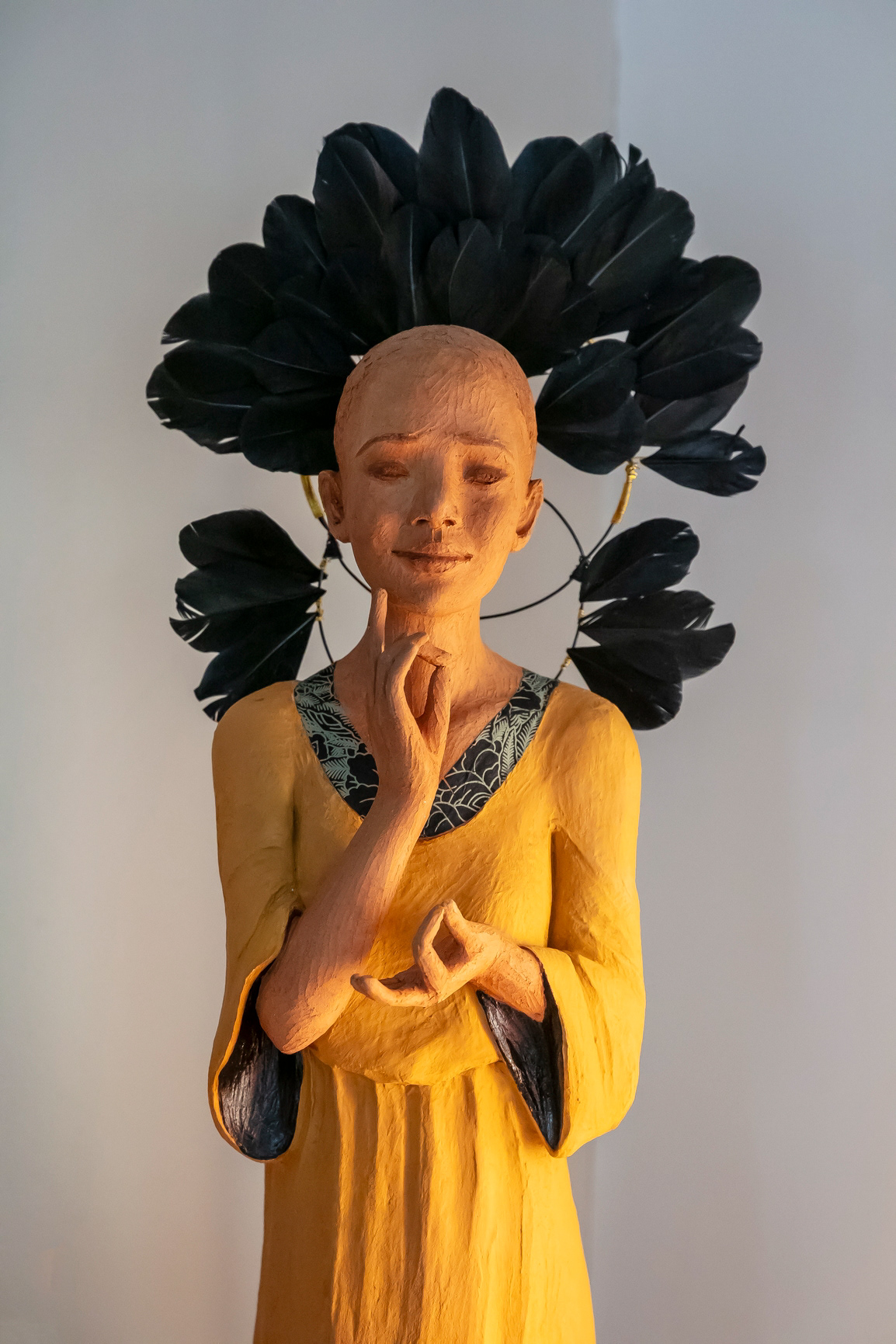 "Au centre de ma vie" sculpture en céramique - 1700€