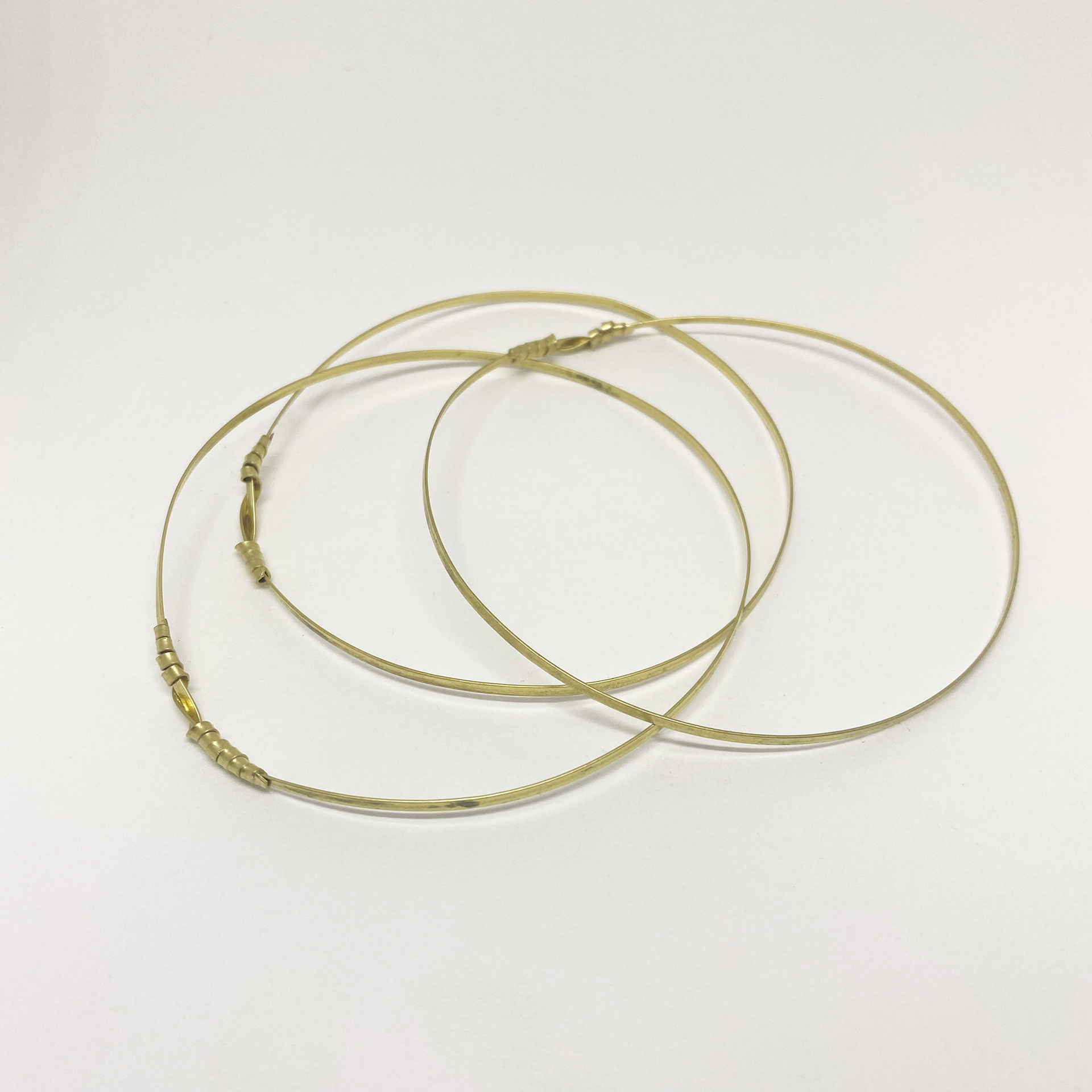 Bracelet en laiton doré - 38€