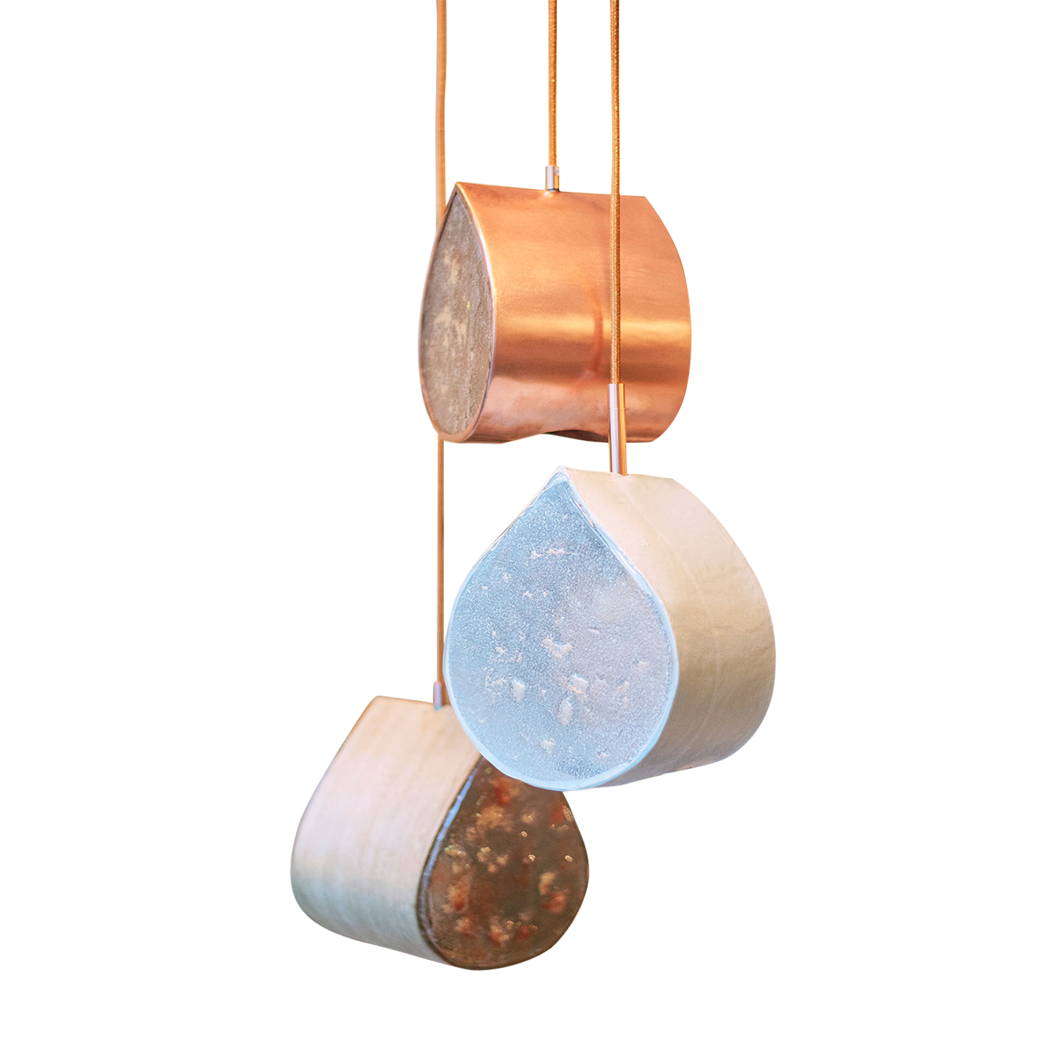 Lampe Damla Cuivre et Verre - 720€