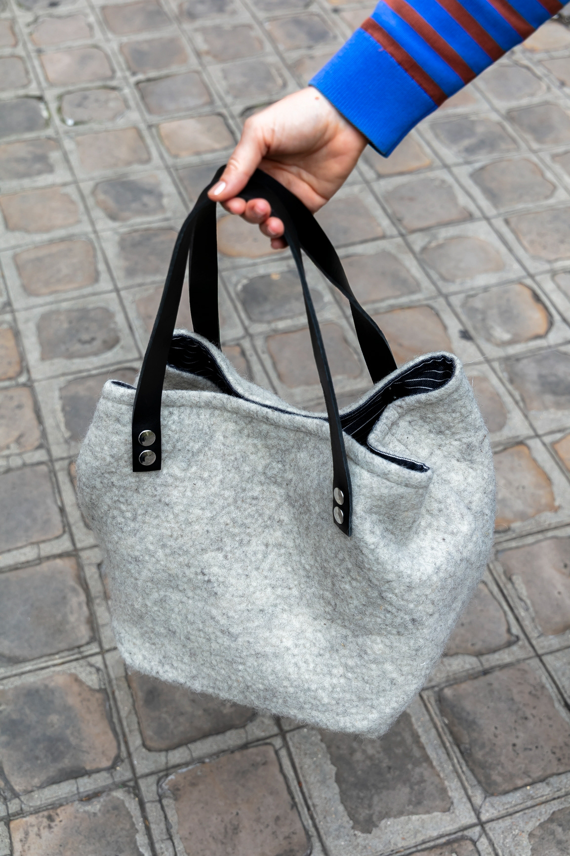 Sac Cabas "Anne" en feutre de laine - 133€