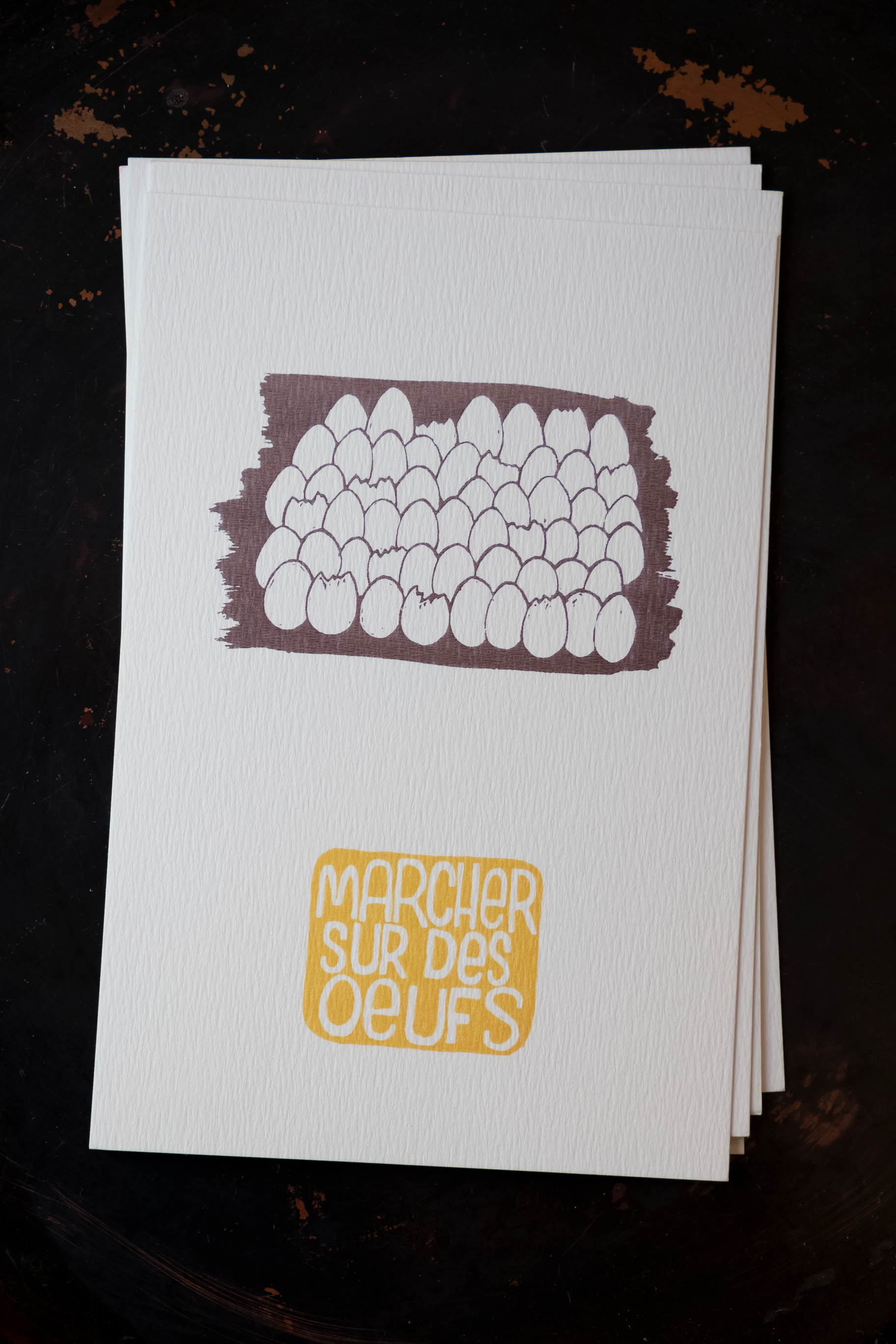 Carte sérigraphiée - 3€