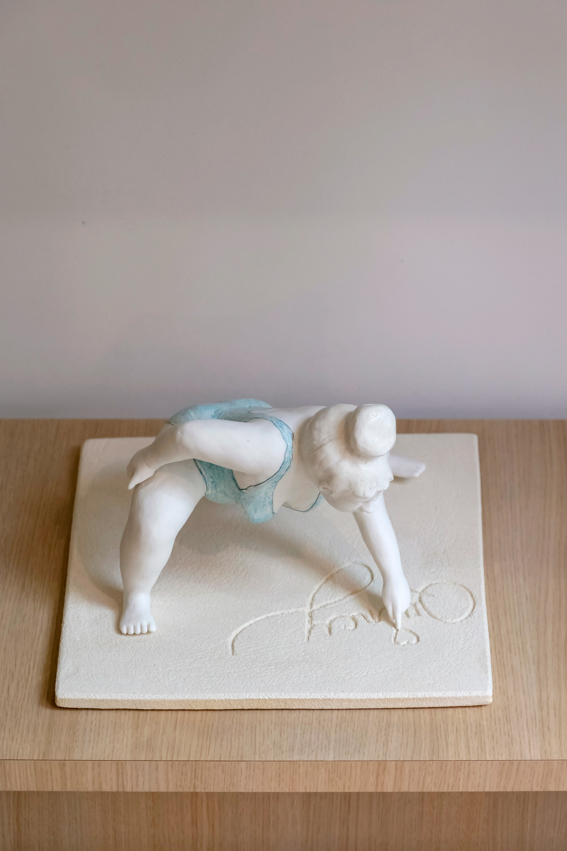 Sculpture "Quincy" en porcelaine - 2200€