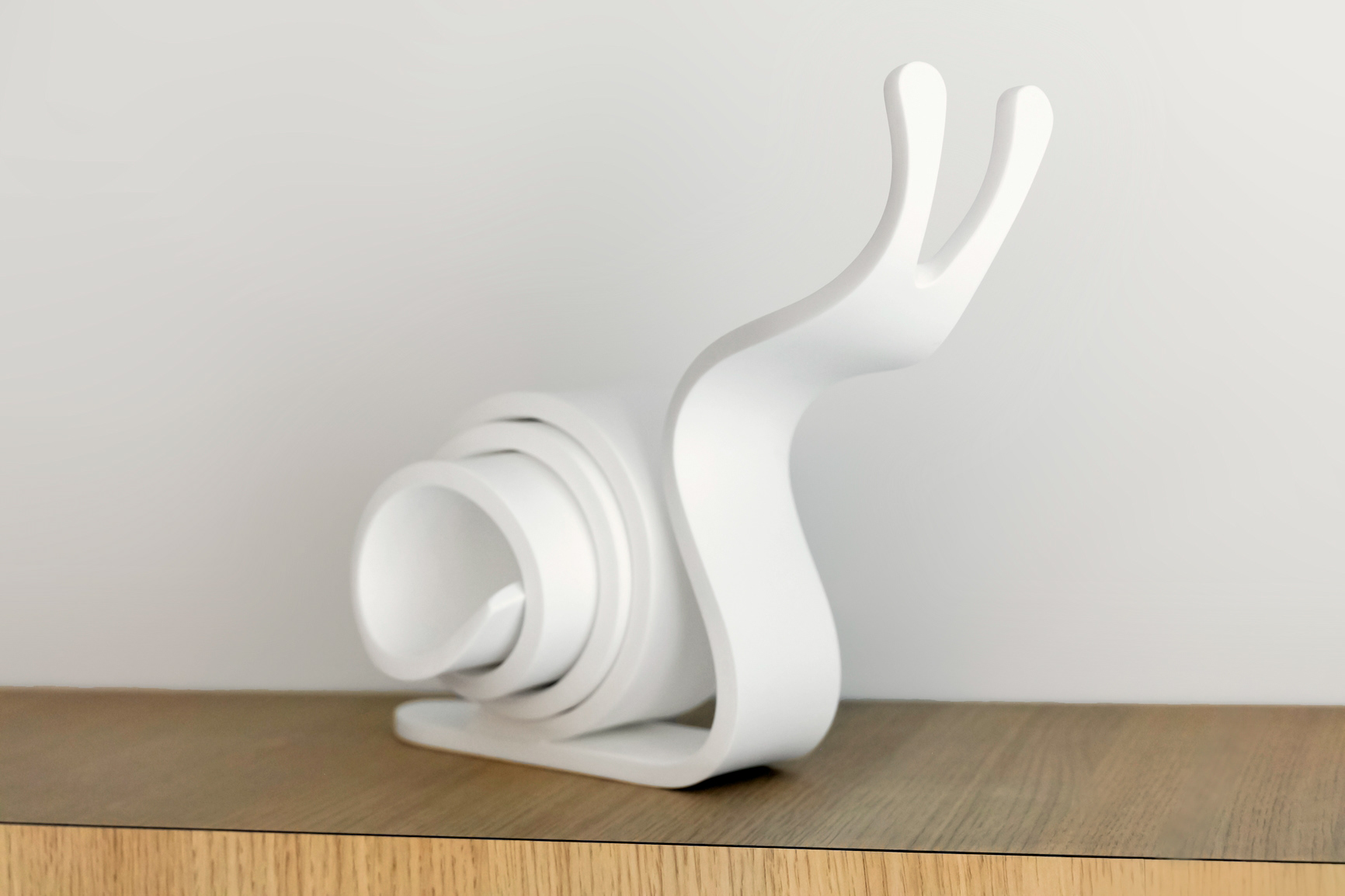 Sculpture "Roll in Stone XL" n°8 en pierre acrylique - 250€
