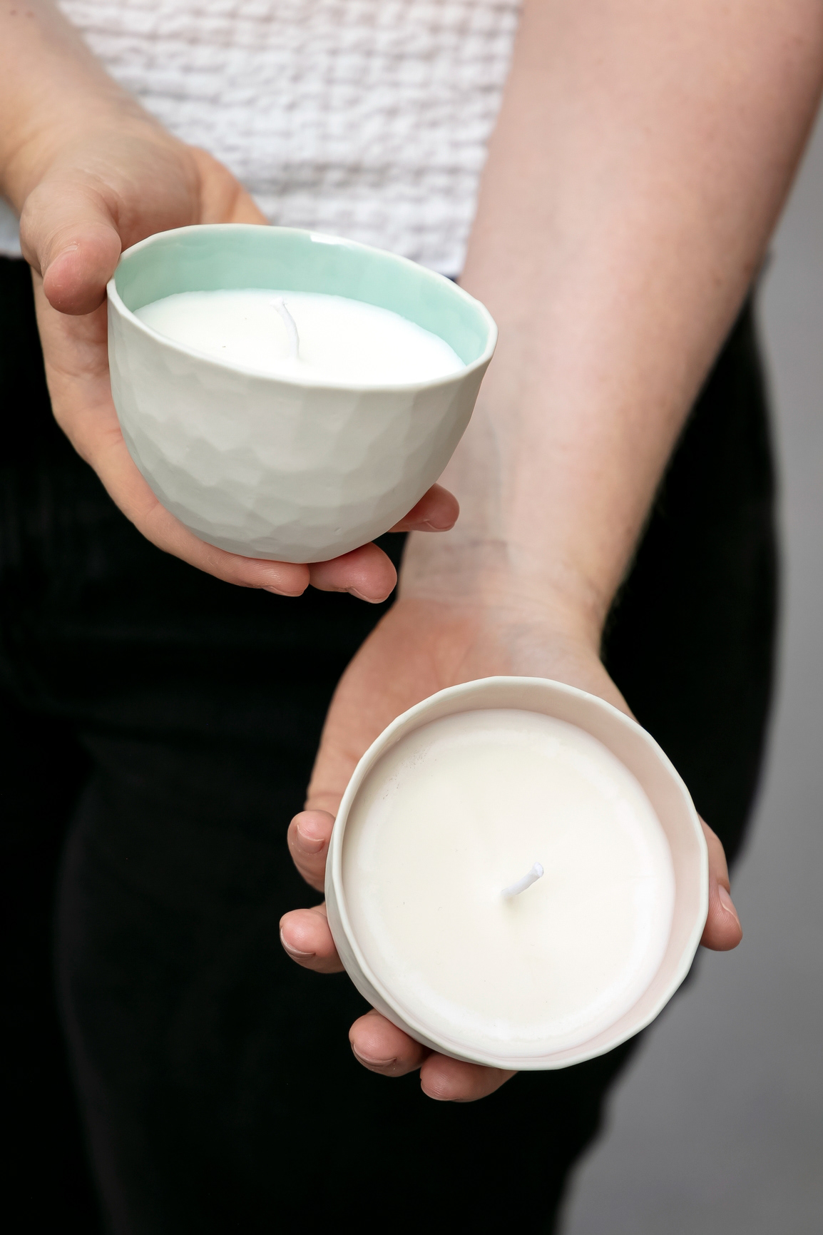 Bougie en porcelaine - 38€