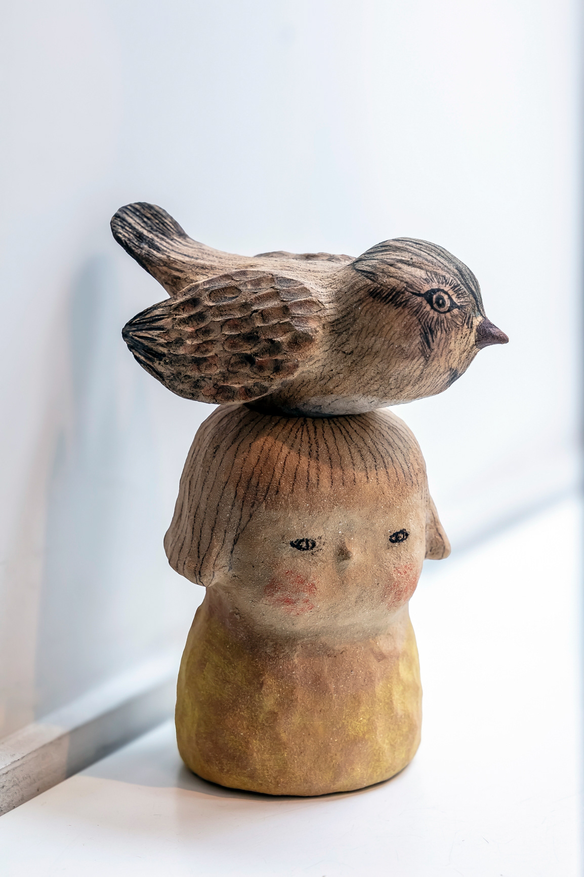 Vase sculpture en grès - 460€