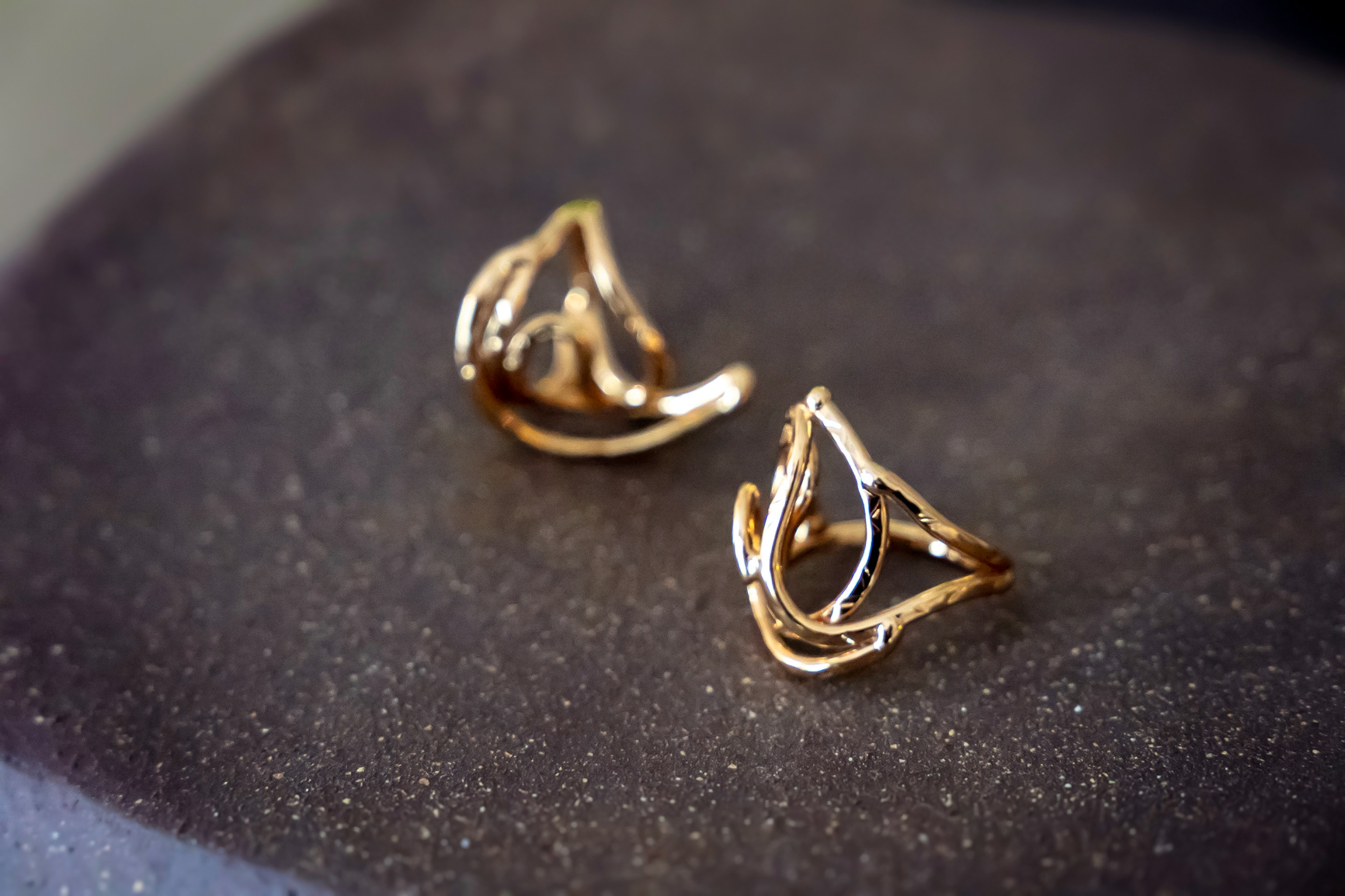 Bague en laiton doré - 32€