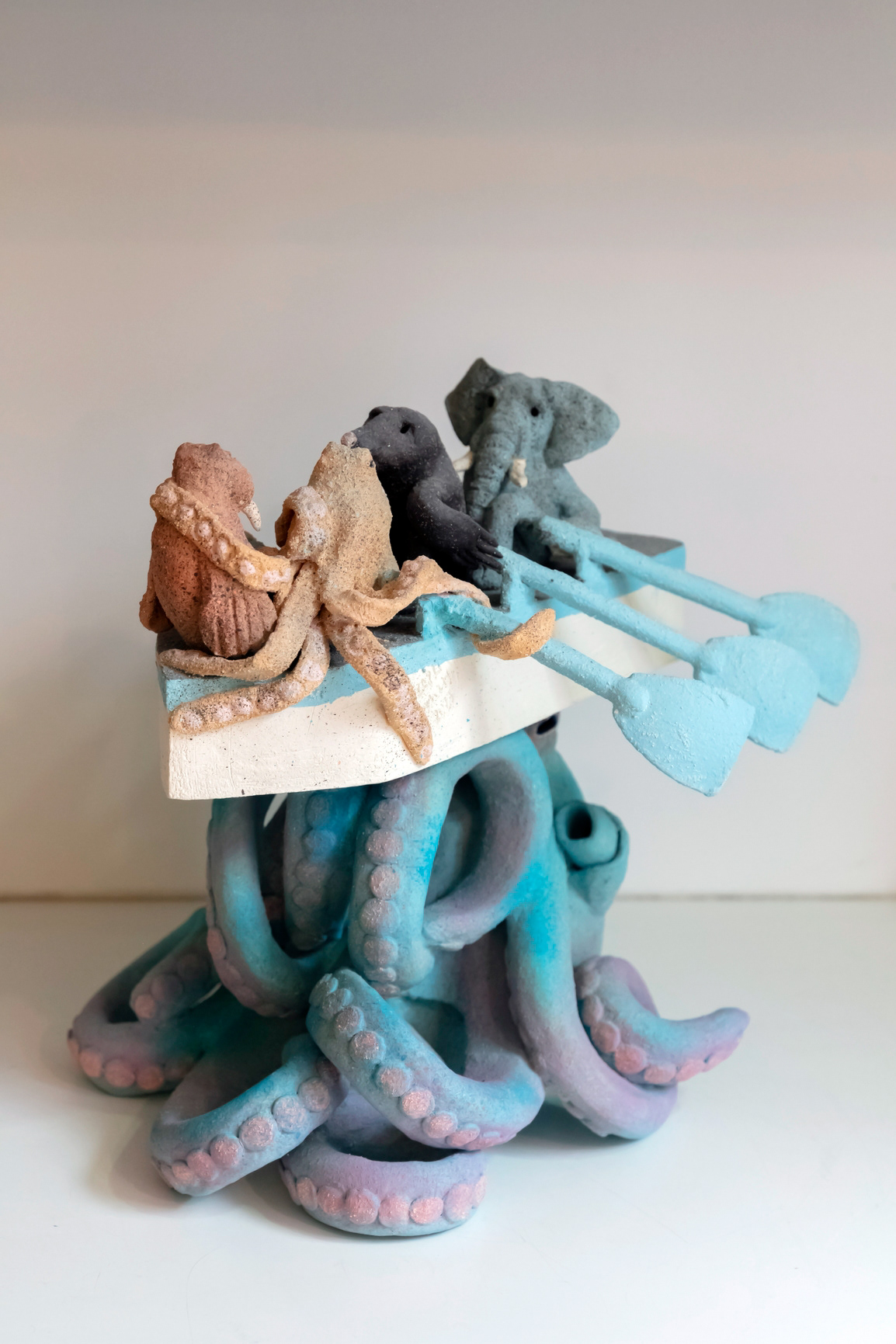 Sculpture "Kraken" en grès - 1900€