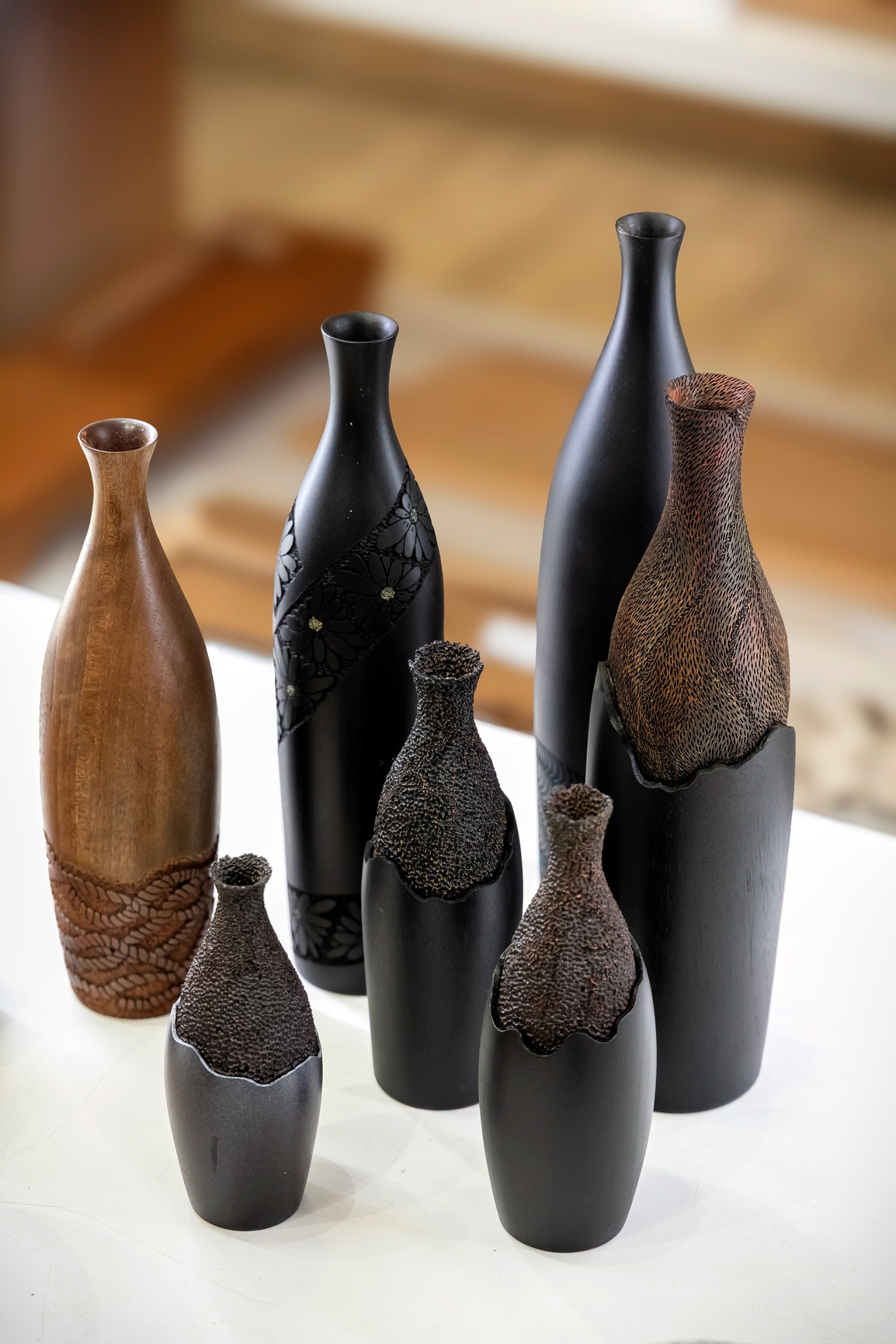 Soliflore en bois à partir de 95€