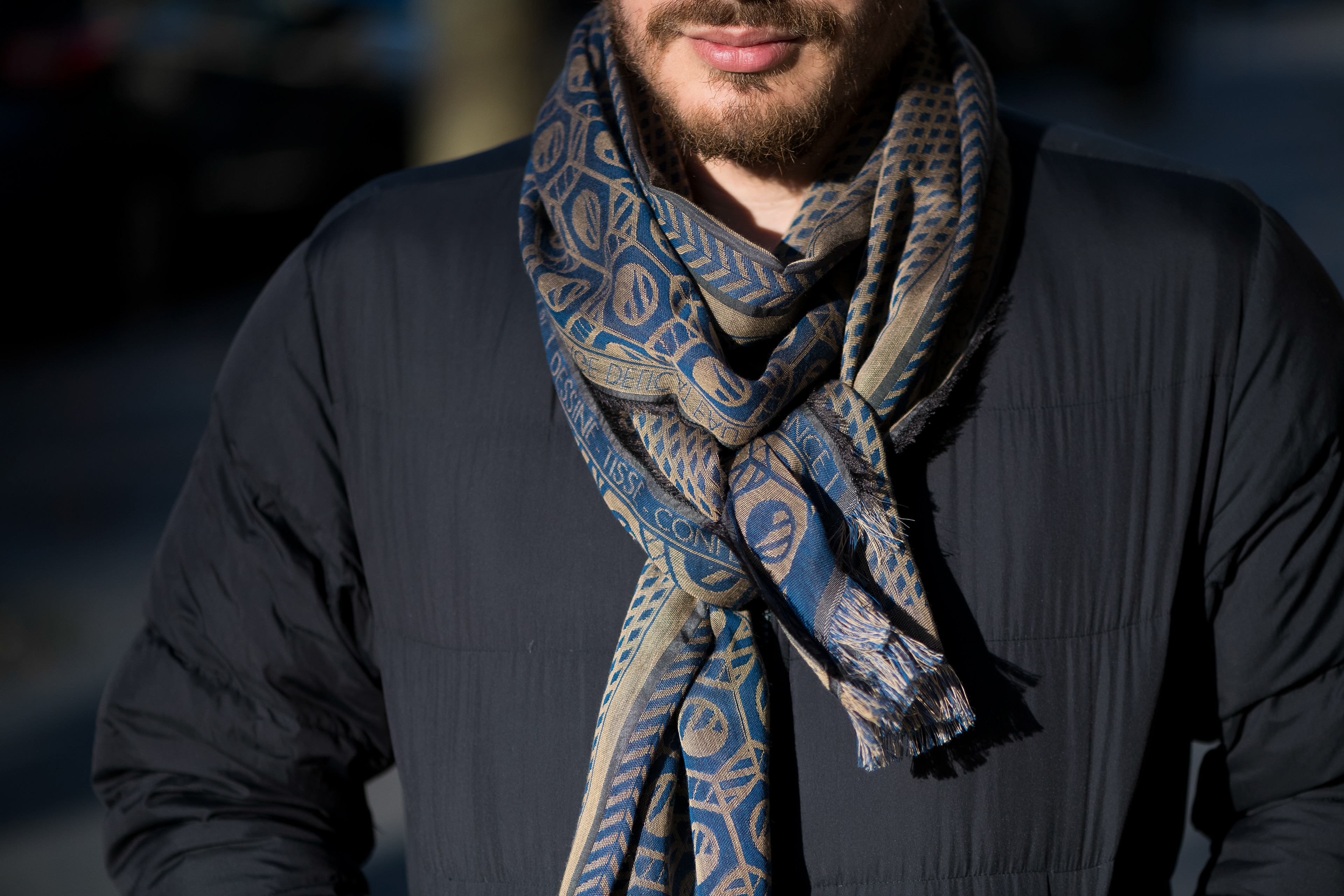 Echarpe en laine et soie - de 60€ à 160€ 