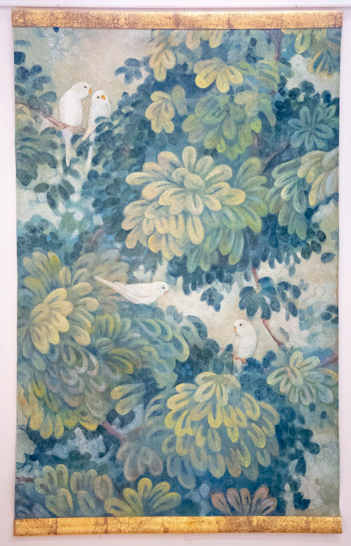 Toile en lin peinte - 1500€