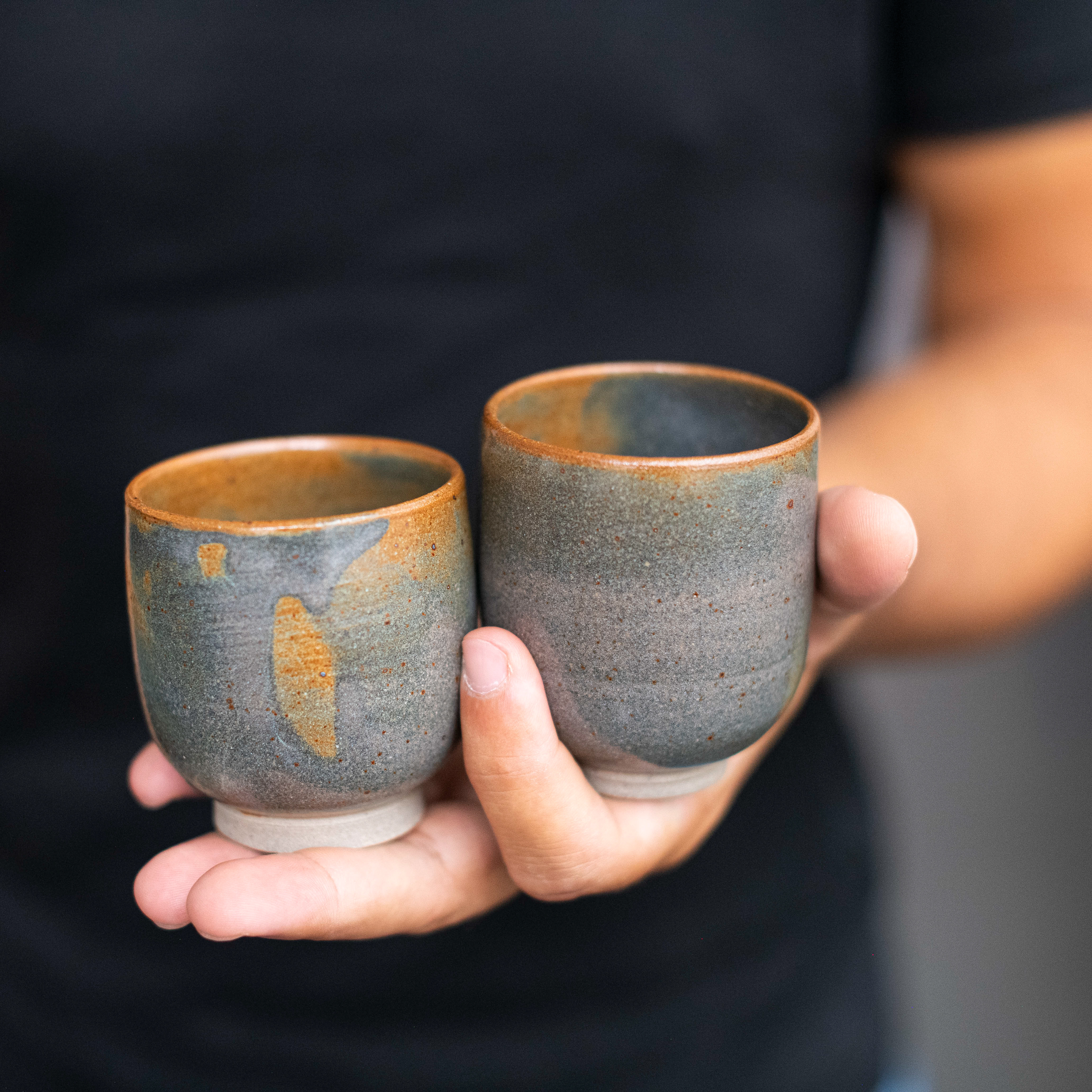 Tasse droite en grès - 14€