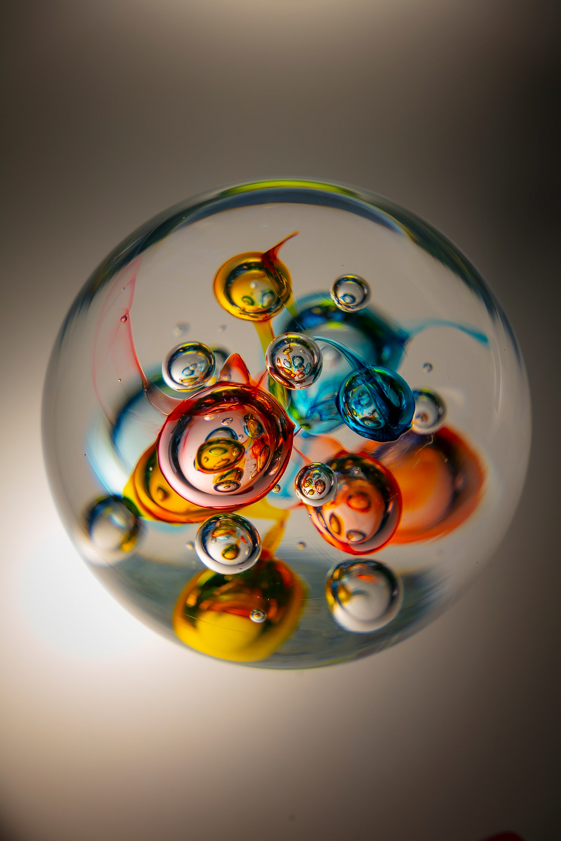 Sulfure "bulle" en verre - 160€
