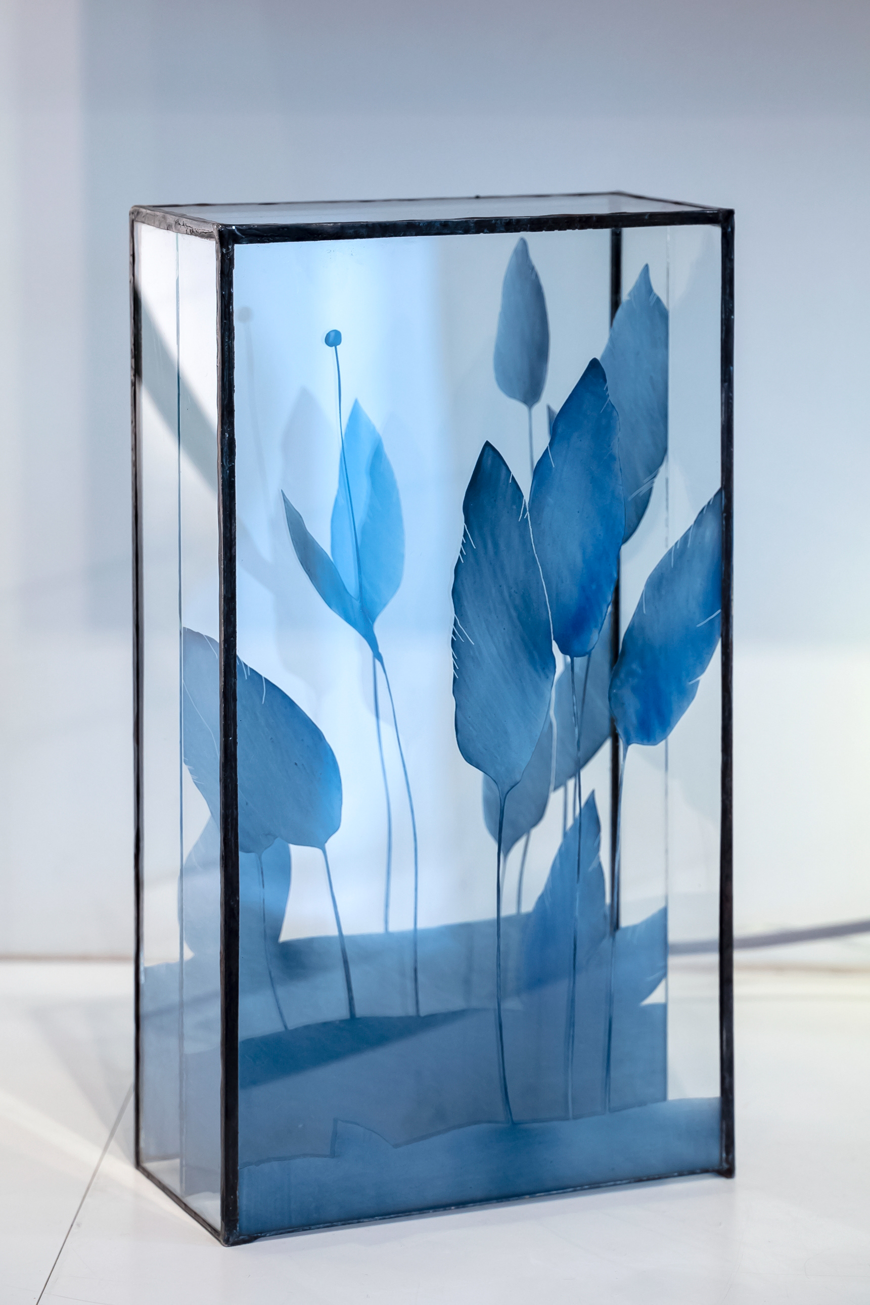 Sculpture entre deux verres - Peinture sur verre - 280€
