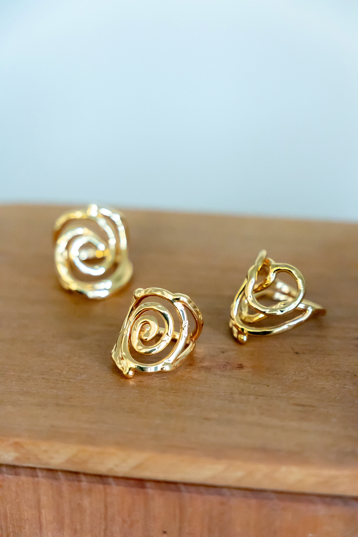 Bague en laiton doré - 32€ 