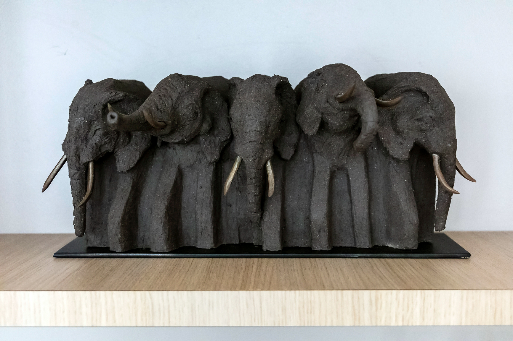 "Bruissement" sculpture en céramique - 1400€ 