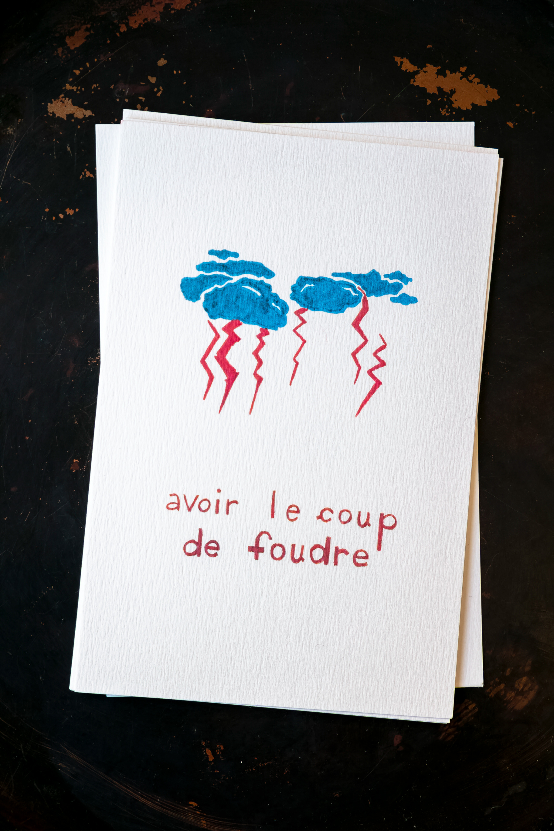 Carte sérigraphiée - 3€
