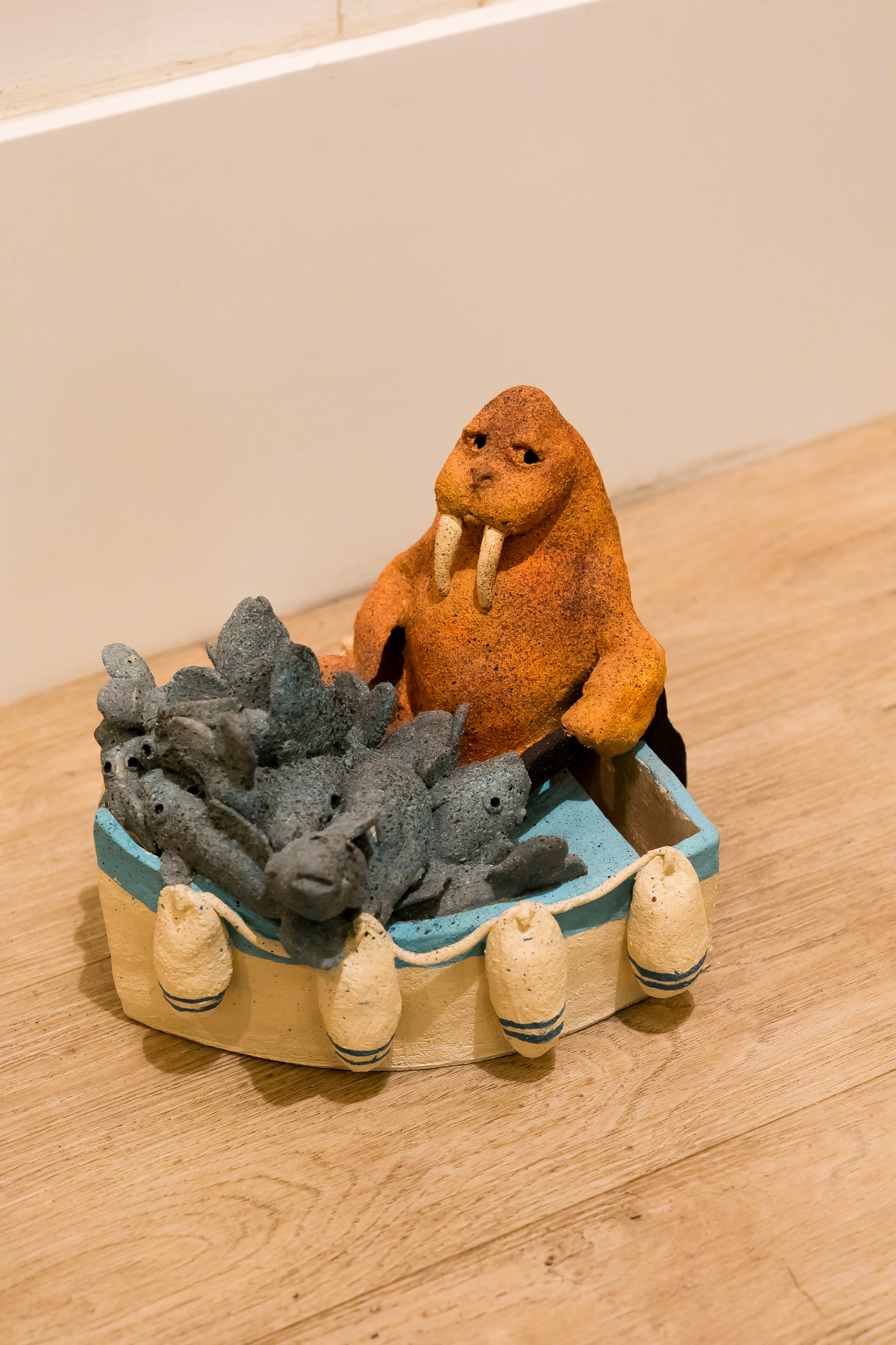 Morse retour de pêche en grès - 480€