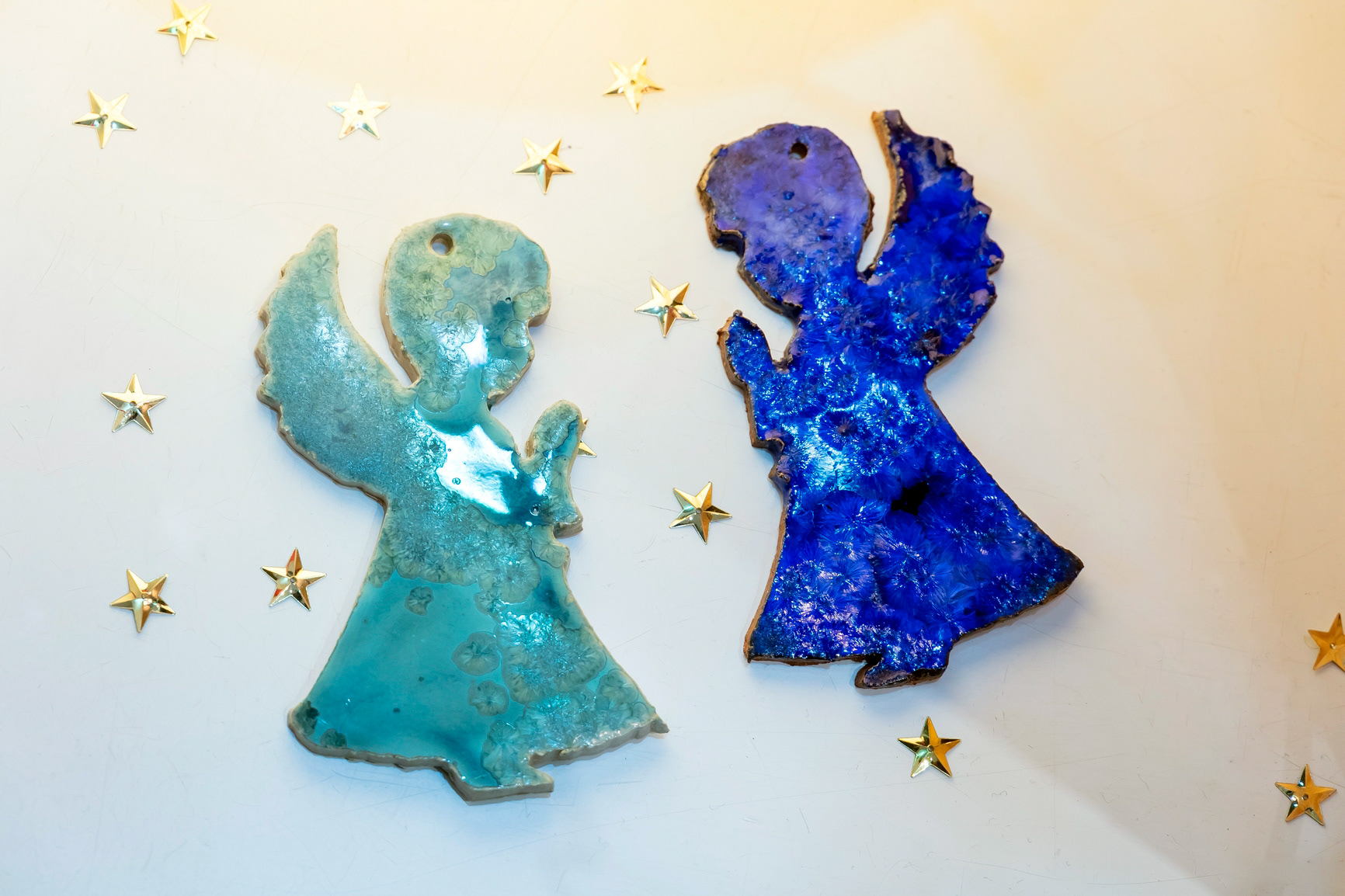 Ange en grès cristallisé - 15€