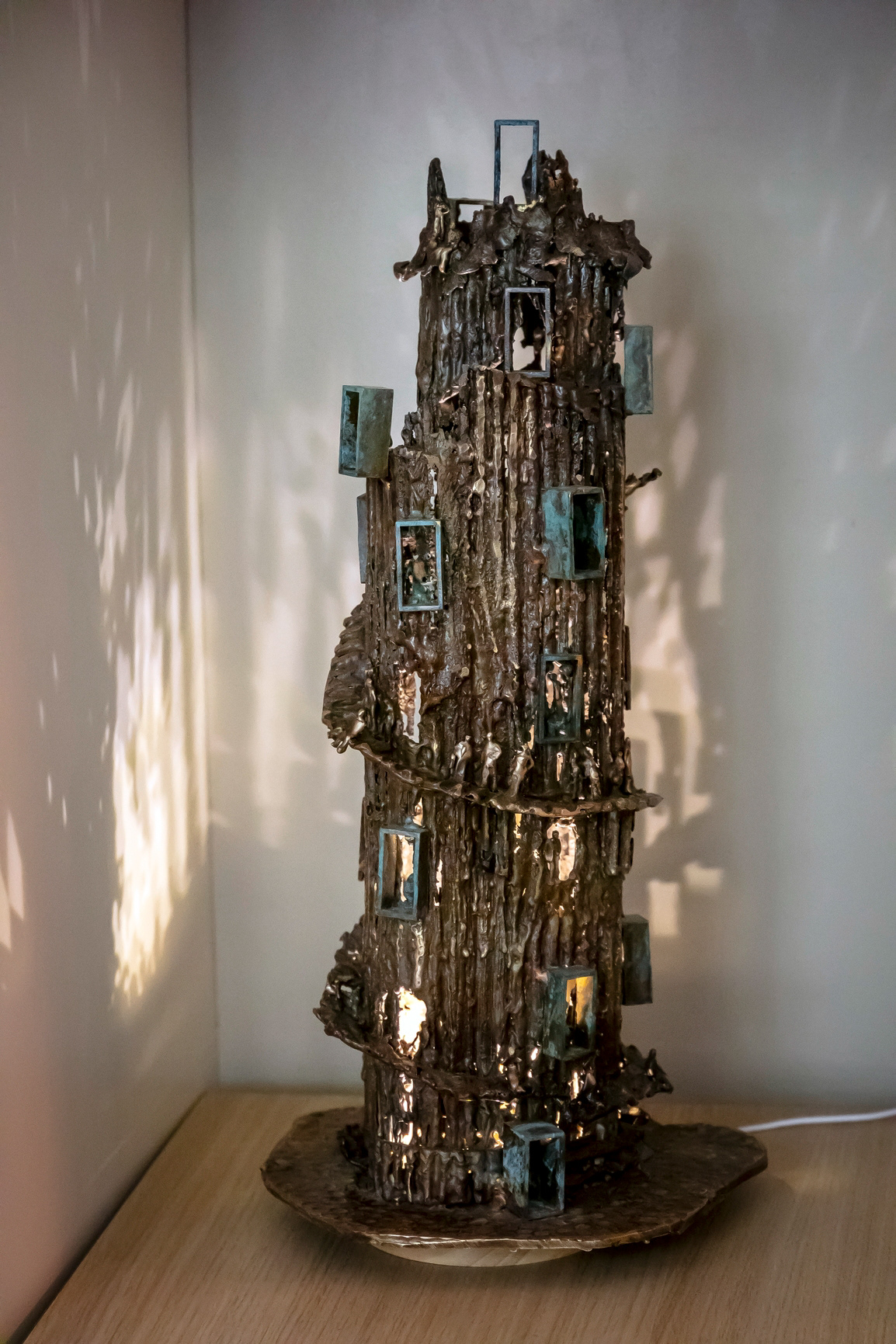 "Babelia" pièce unique en bronze - 7800€