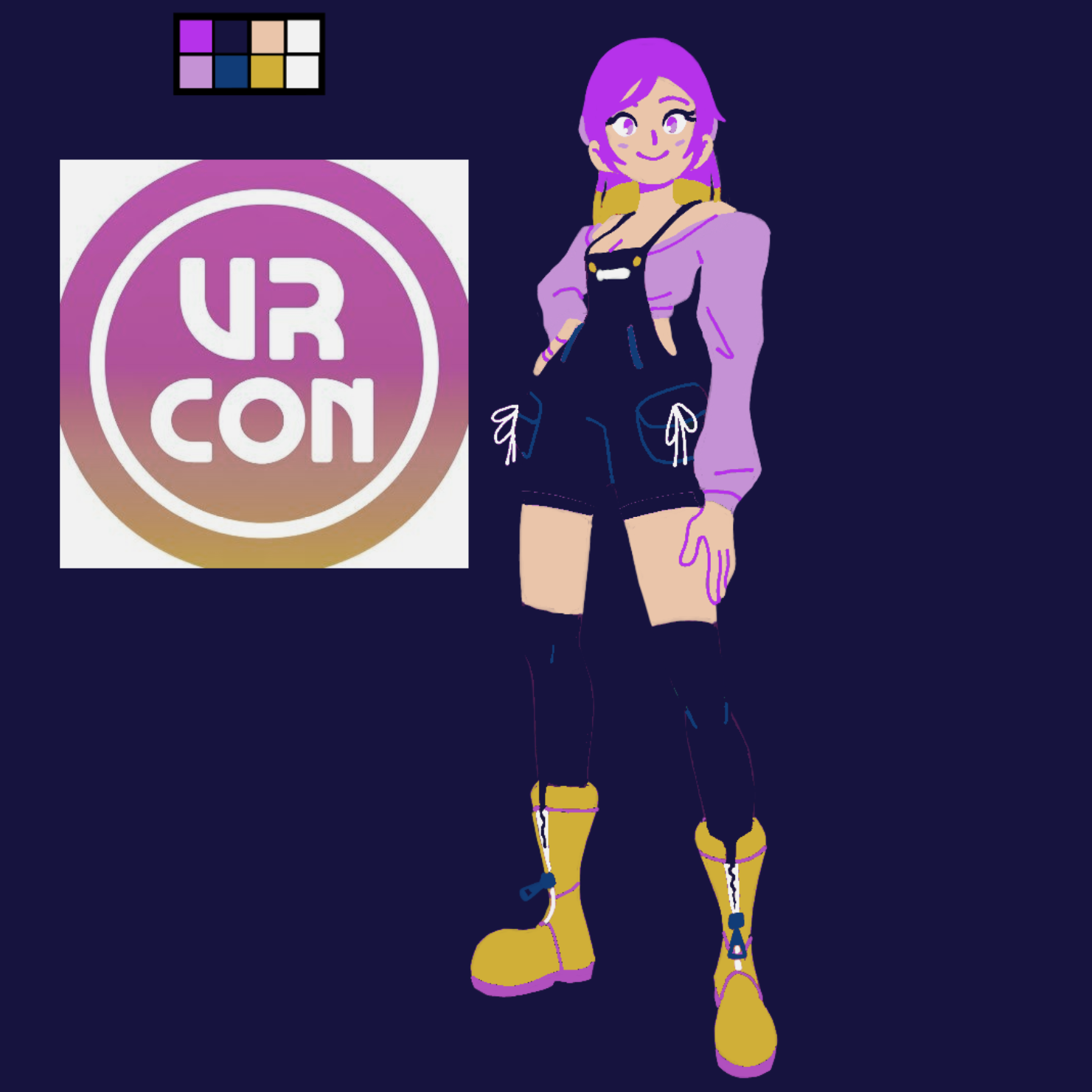 Testing a night version where the texture of the model would have been swapped
