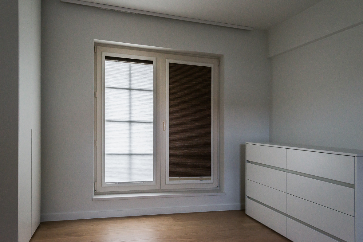 Twee systemen in één, zowel doorzichtig als verduisterend