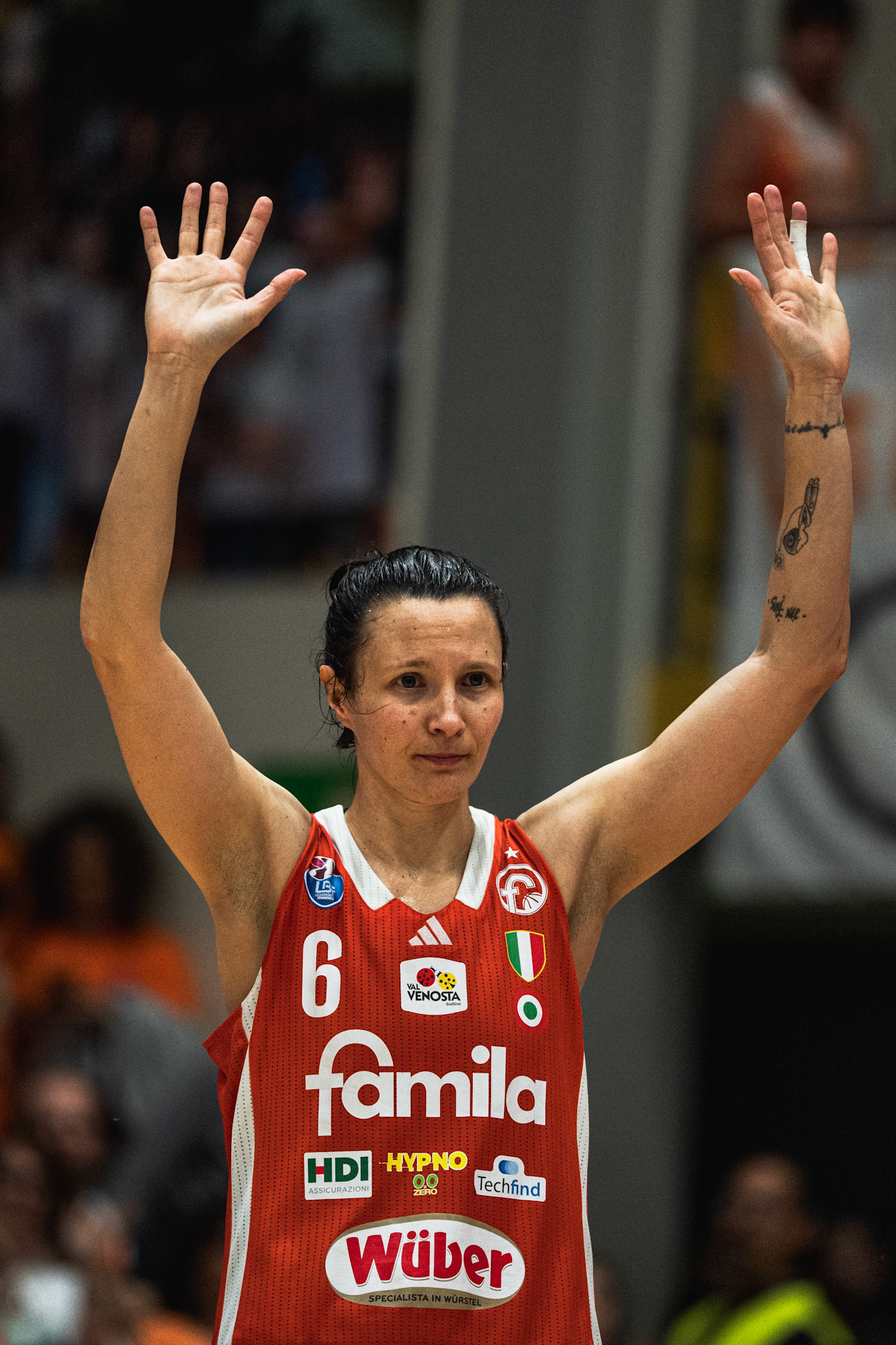 giorgia sottana #6 celebratesLBF Serie A1: Famila Schio vs Umana Reyer Venezia