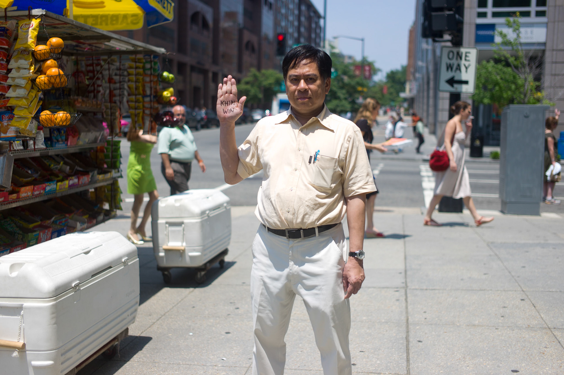 Soe Win was arrested in June 1974 for his role in the student lead demonstrations against the regime during the funeral of U Thant, former secretary General of the UN. He was sentenced to 7 years and served more than 4 years in Insein prison. He now lives in the USA.
Khin Win, a member of the NLD was arrested in 2003 accused of unlawful association with outlawed organisations in exile, receiving financial aid and being in possession of political pamphlets. He is currently serving a 23-year sentence in Insein prison.