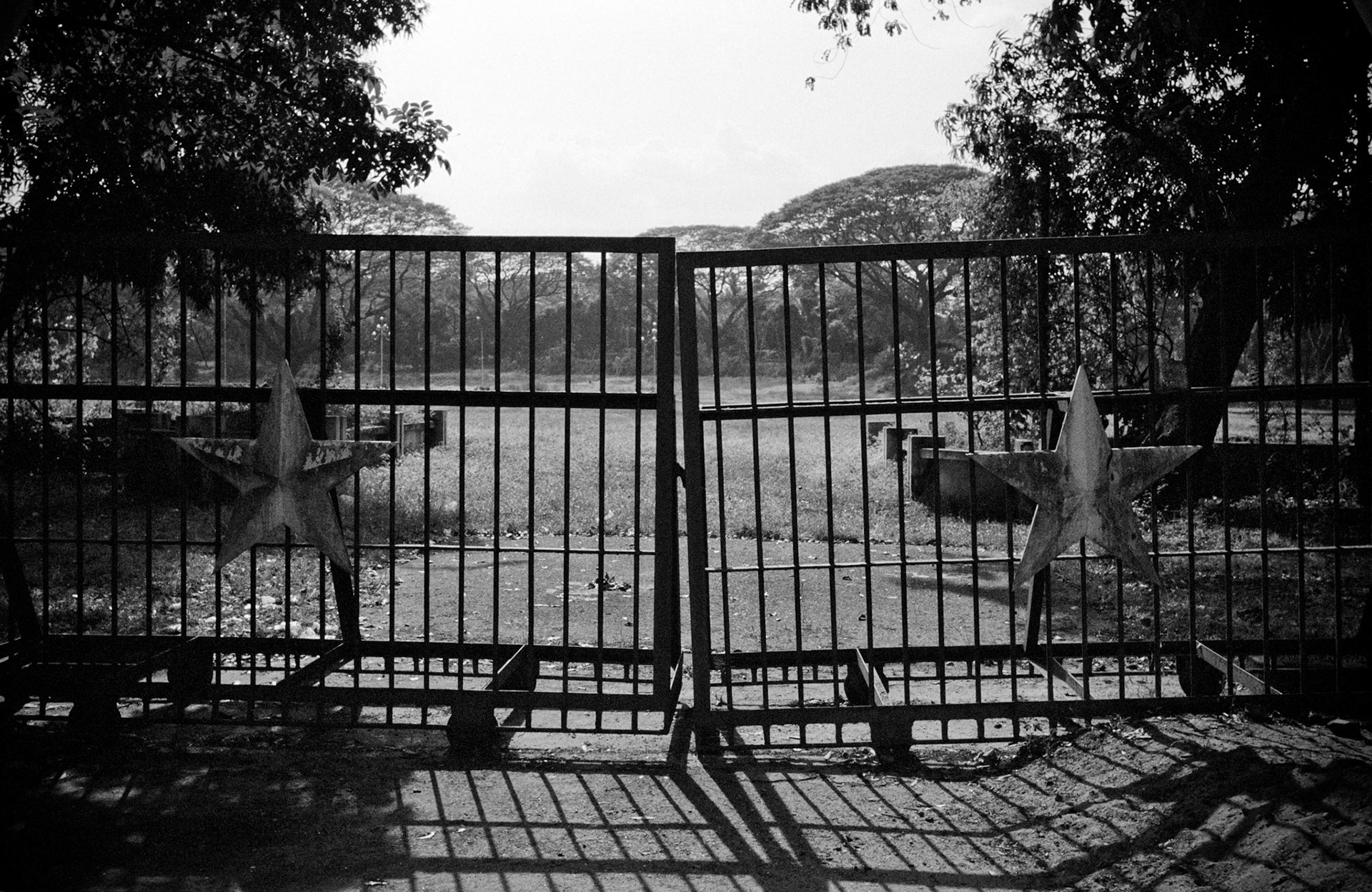 Resistance Park in Rangoon, Burma, is a former parade ground used by the military regime to mark Armed Forces Day and other military events with military parades. The park, guarded by soldiers, is closed to all visitors as the military regime have moved to a new capital city, Naypidaw