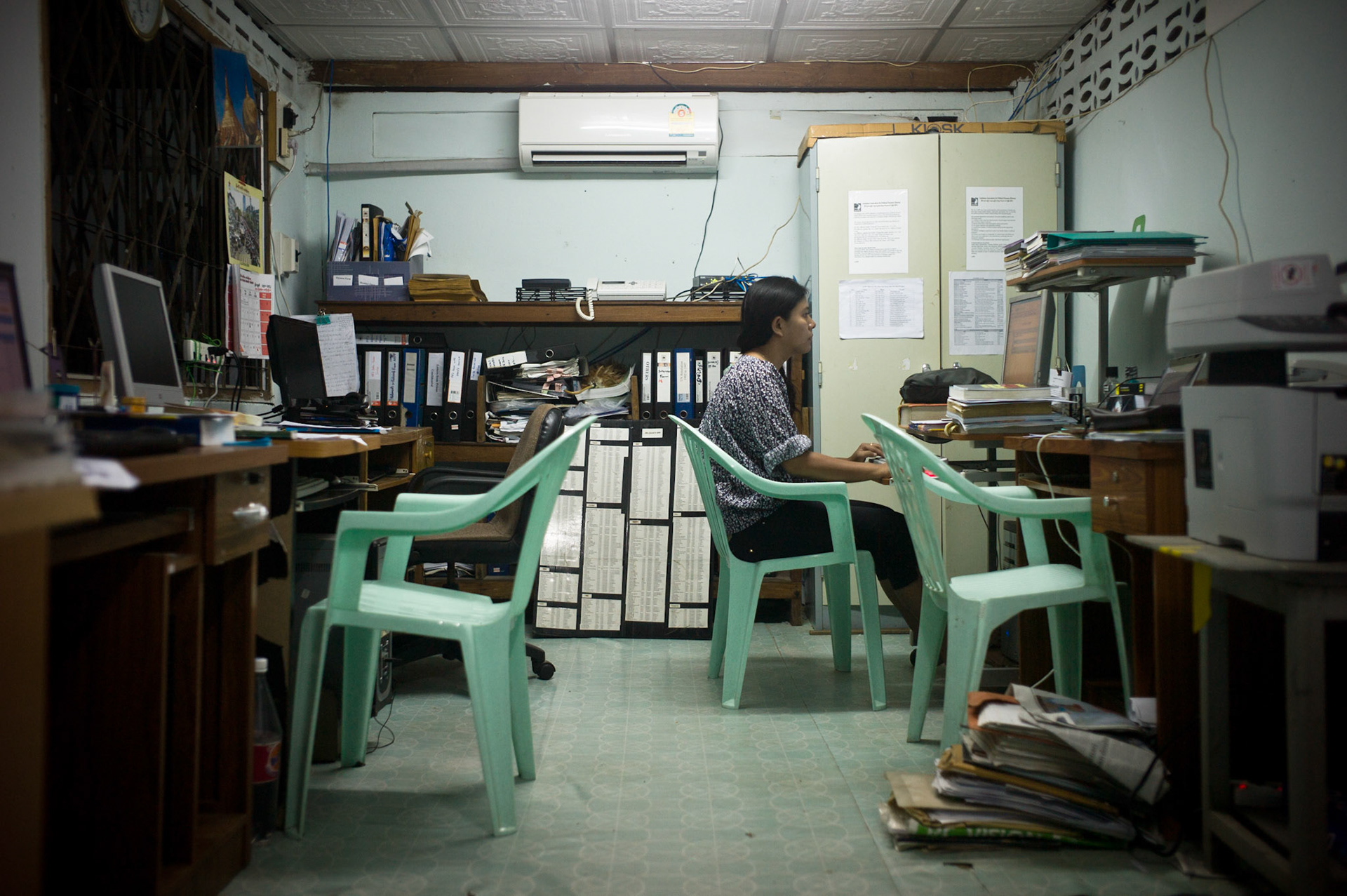 Khin Cho Myint, now works for the Assistance Association for Political Prisoners (AAPP), a human rights organisation based on the Thai-Burma border that monitors and provides assistance to political prisoners and their families in Burma.