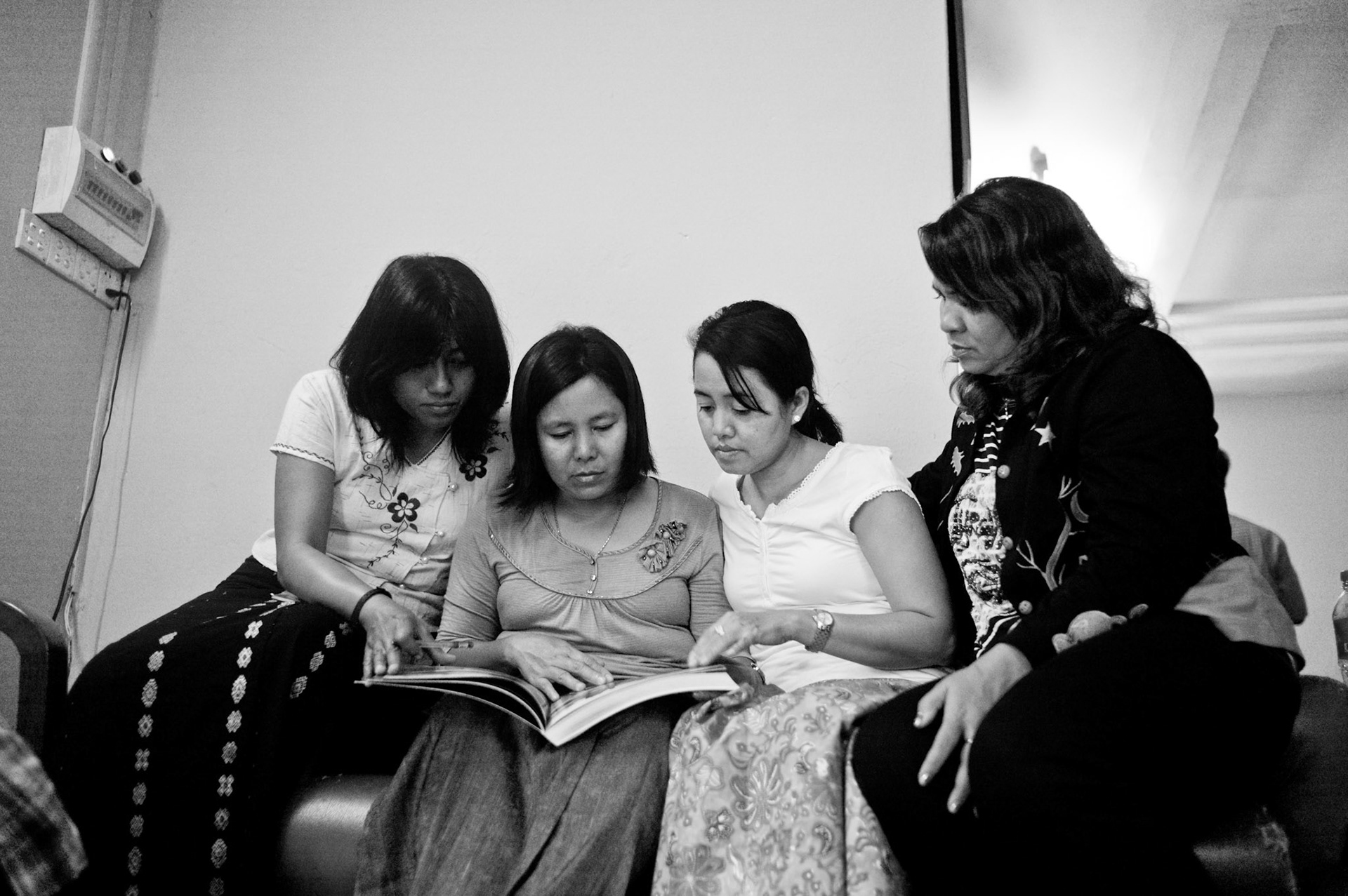 Members of the 88 Generation Students group in Burma