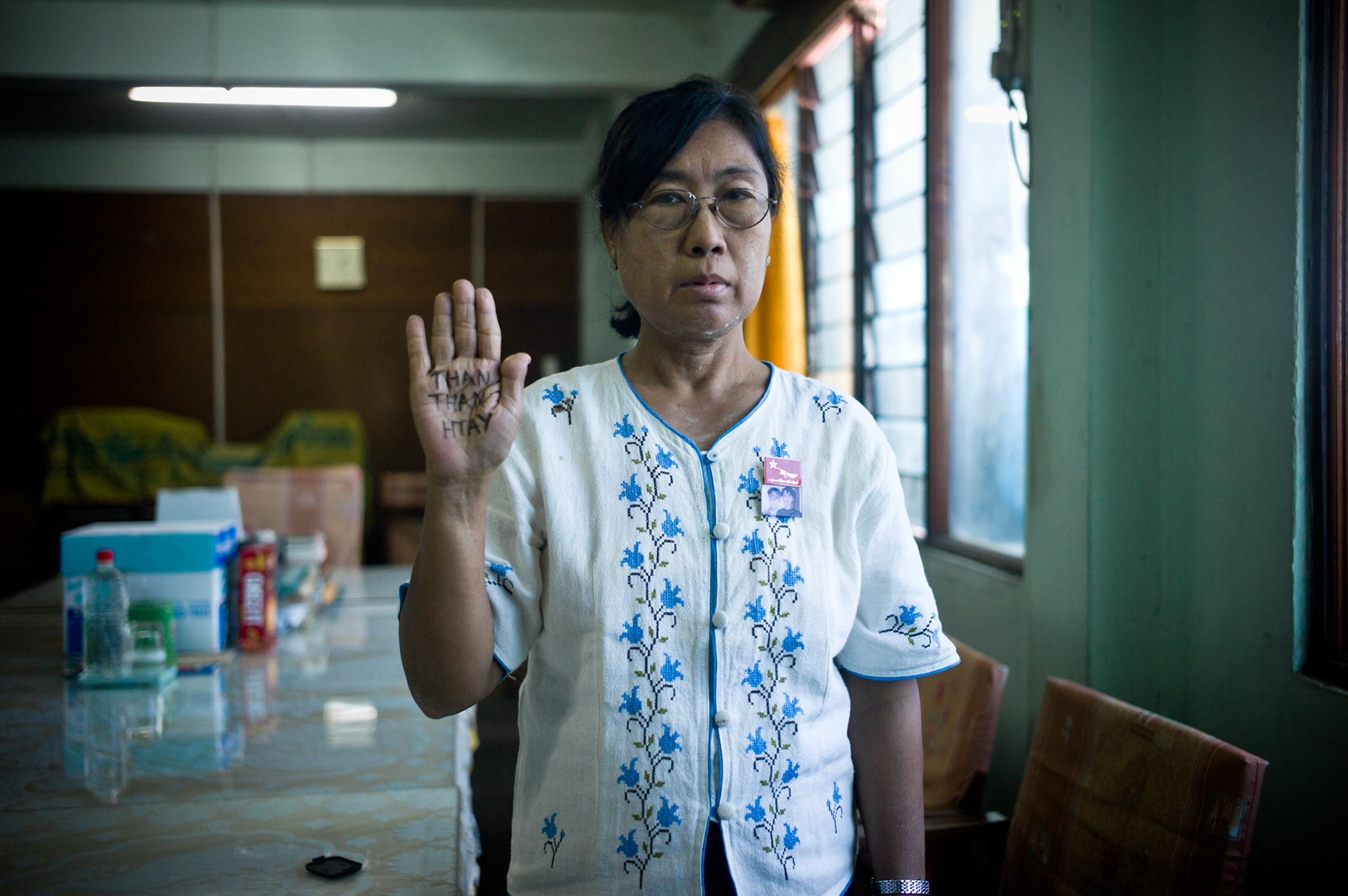Dr Daw May Win Myint, an elected member of parliament for the NLD in the 1990 general election and CEC member of the NLD, was arrested in 1997 for attempting to arrange a meeting with Aung San Suu Kyi and NLD Youth members. She was sentenced to 7 years in prison but her sentence was continually extended each year until her eventual release in 2008. She is currently Secretary of the NLD Mayangone township and leader of the NLD Women’s group.
Than Than Htay, a student activist and member of the ABFSU and the NLD, was arrested in 1991 and was sentenced to 6 years in prison. She was released under General Amnesty in 1992. She was arrested again in 2000 and sentenced to 17 years in prison for supporting political prisoners and unlawful association with exiled organisations. She was released from Insein prison in October 2011 under the general amnesty.