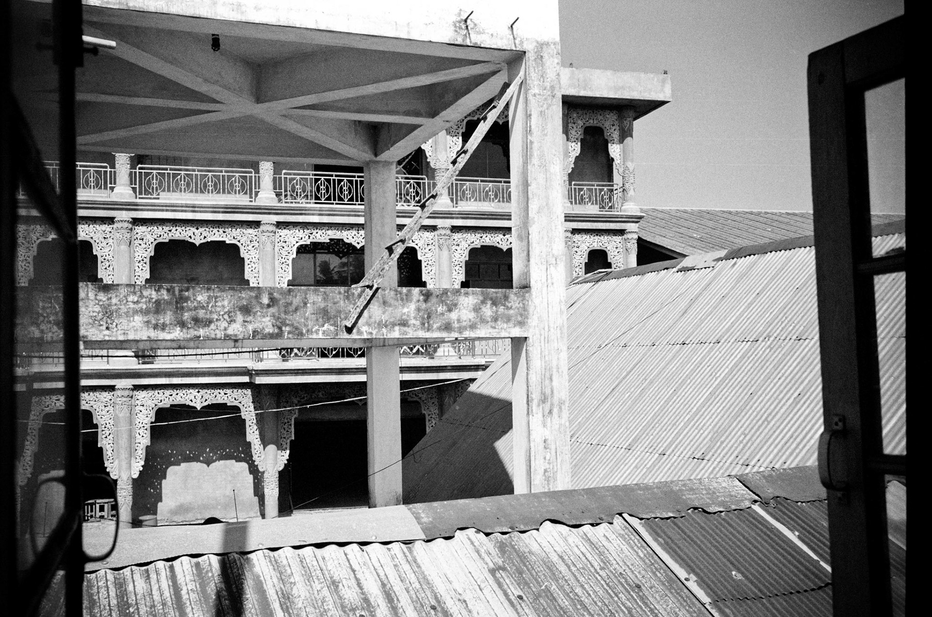 Ngwe Kyar Yan monastery in South Okkalapa township in Rangoon still lies empty just months after it was raided during the monk led Saffron Revolution