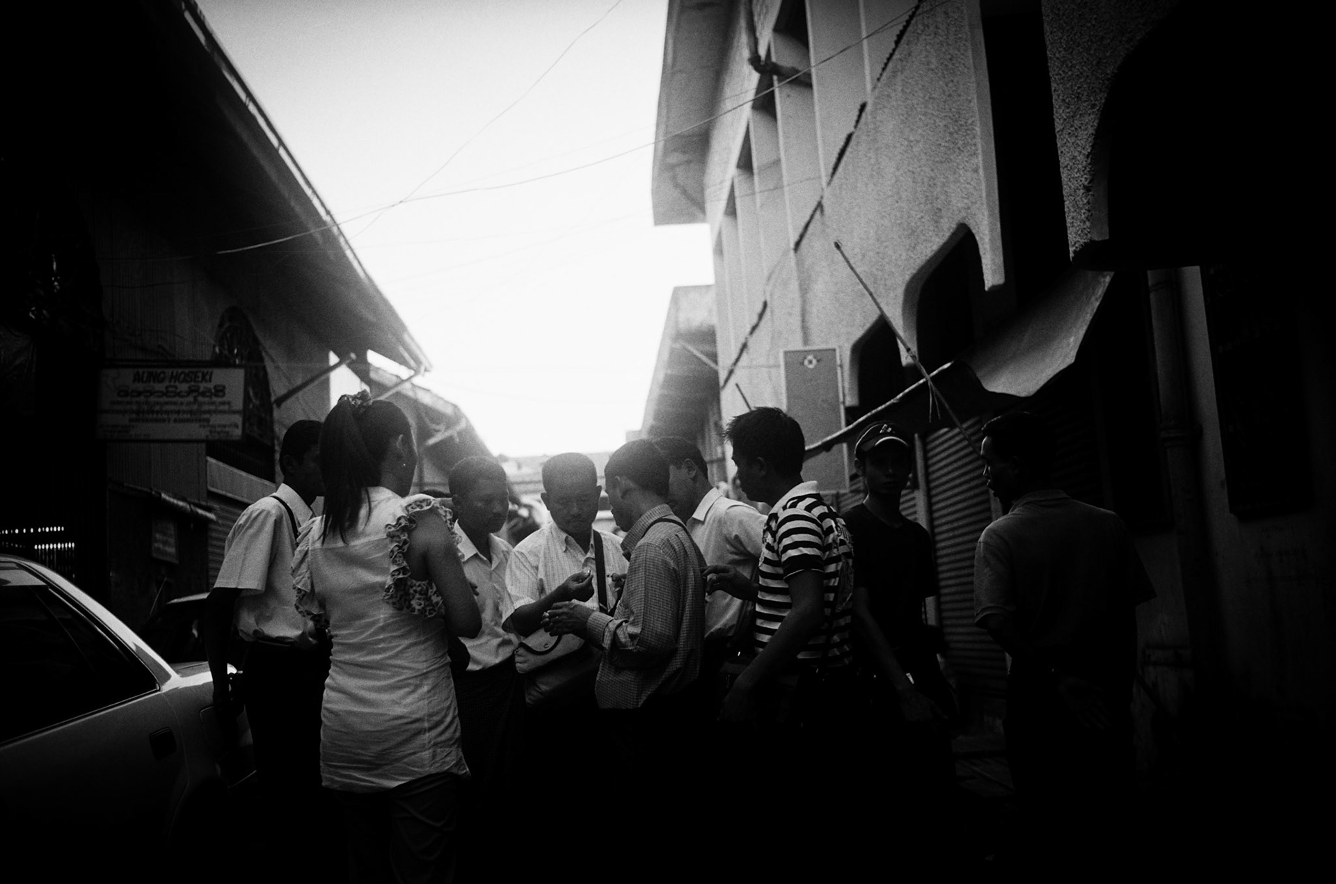 Traders prepare and deal in Burmese jade at Bogyoke Aung San market in Rangoon. Burmese jade is the most precious and the finest quality in the world. Whilst Western sanctions prohibit trade and import, it is a lucrative business for Asian countries, in particular Chinese dealers and brings in millions of dollars in revenue to the military regime
