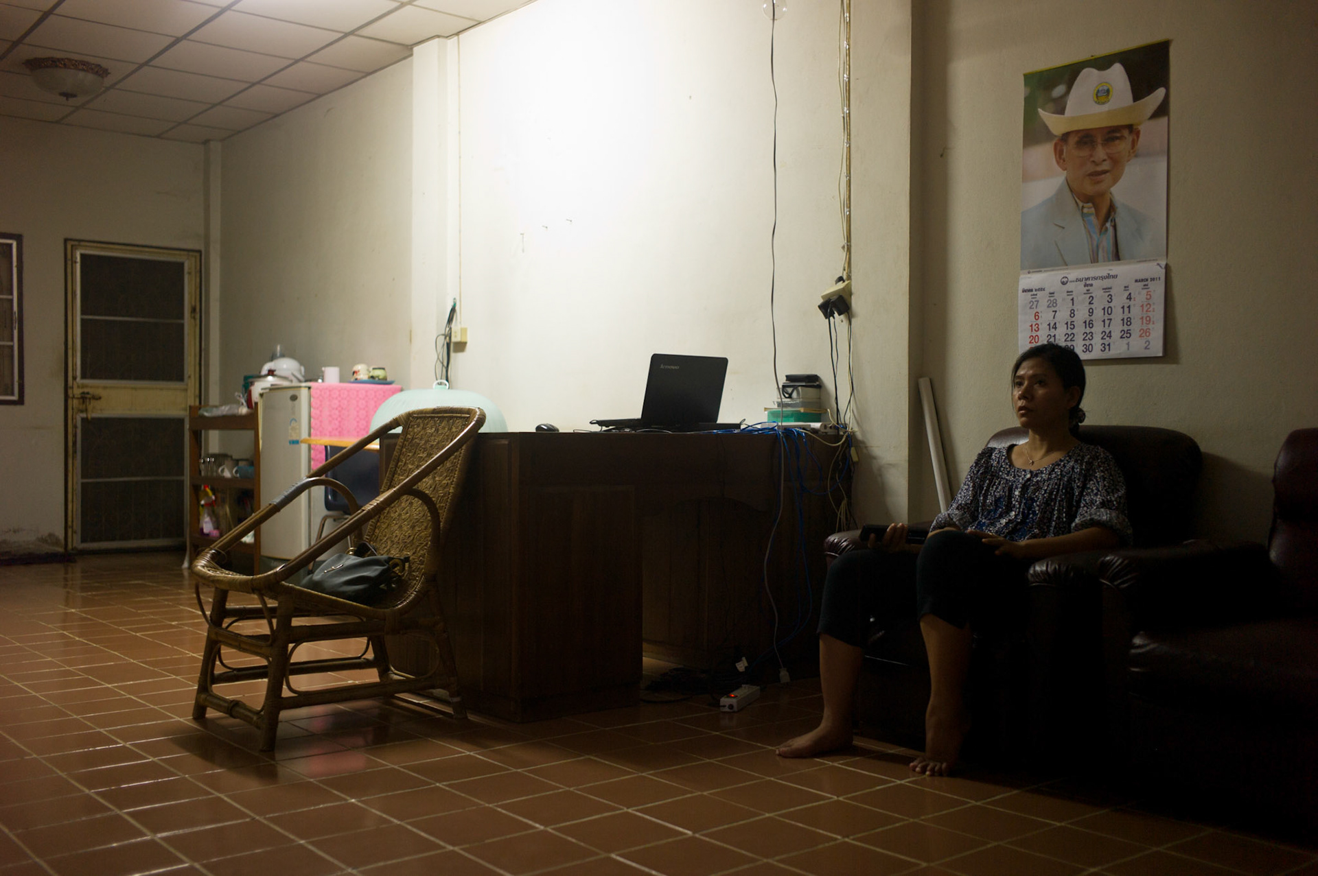 Life re-adjusting to brutal treatment in Burma's notorious prisons can be hard and one of solitude. Zulu shares her house with two colleagues who have recently fled Burma and are currently in hiding from the Burmese inteligence officers who patrol the streets of Mae Sot.