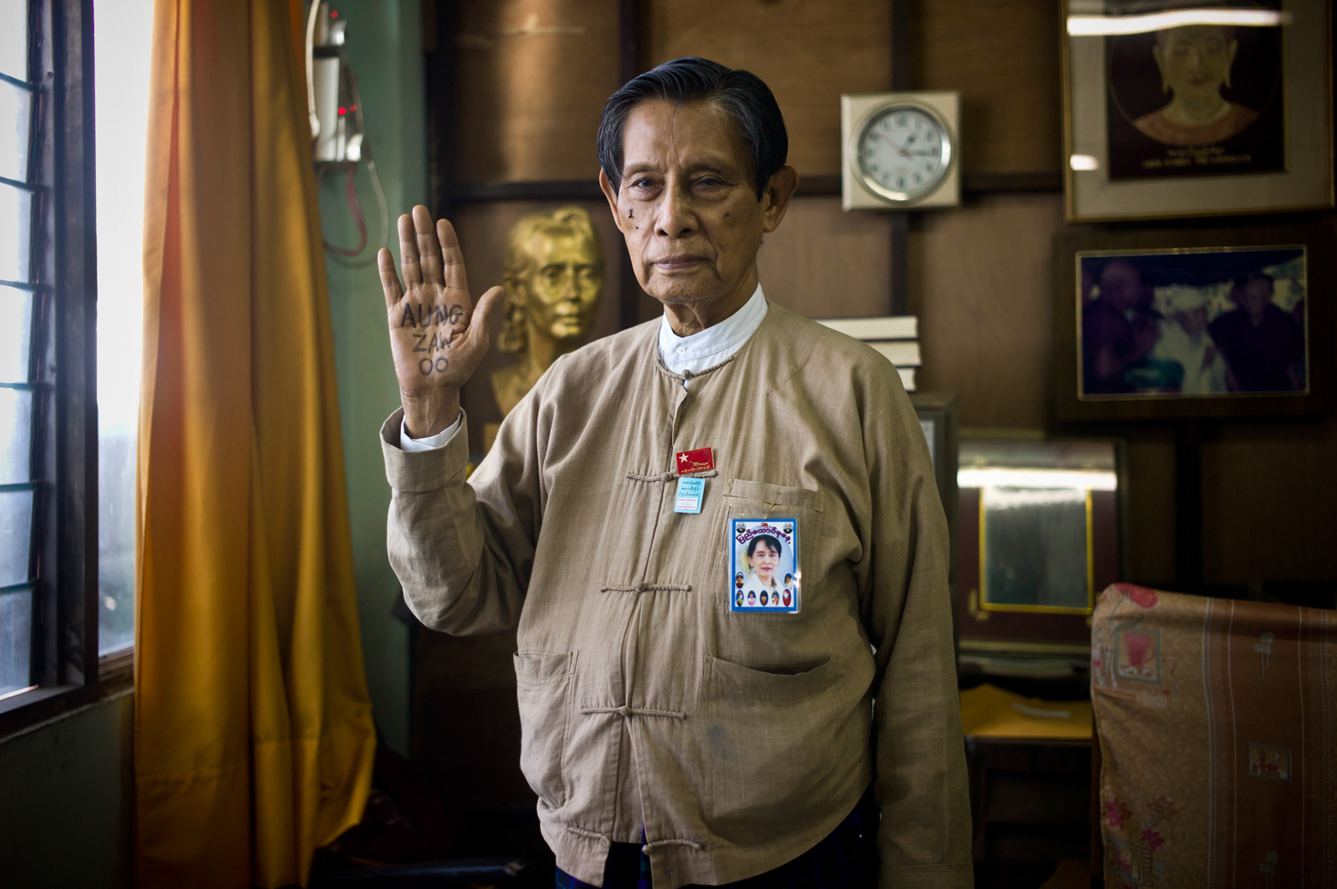 U Tin Oo, Vice-Chairman of the NLD and former General and Commander in Chief of the Armed Forces, has spent more than 17 years in prison and under house arrest due to his political activities in Burma. He was first arrested in 1976 and charged with high treason. He has been arrested 3 times and was released from his latest sentence in February 2010. He continues in his role for the NLD working to achieve democracy and national re-conciliation in Burma.
Aung Zaw Oo, a human rights and labour activist, was arrested in January 2008 for distributing copies of the Universal Declaration of Human Rights. He was sentenced to 12 years in prison but was released in October 2011 under the general amnesty.