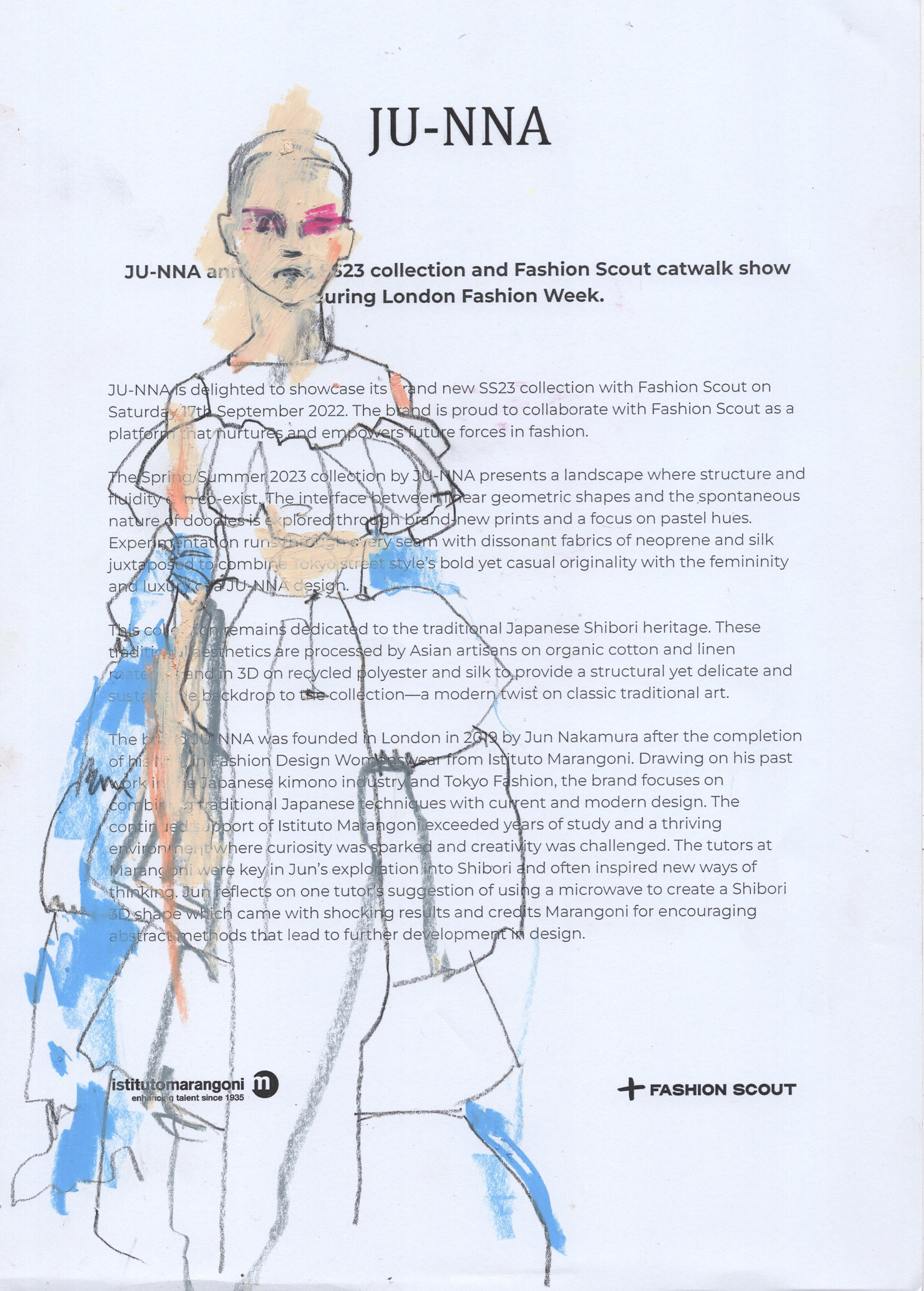 Katie Braid Illustrator - FASHION SCOUT - LONDON FASHION WEEK SS23