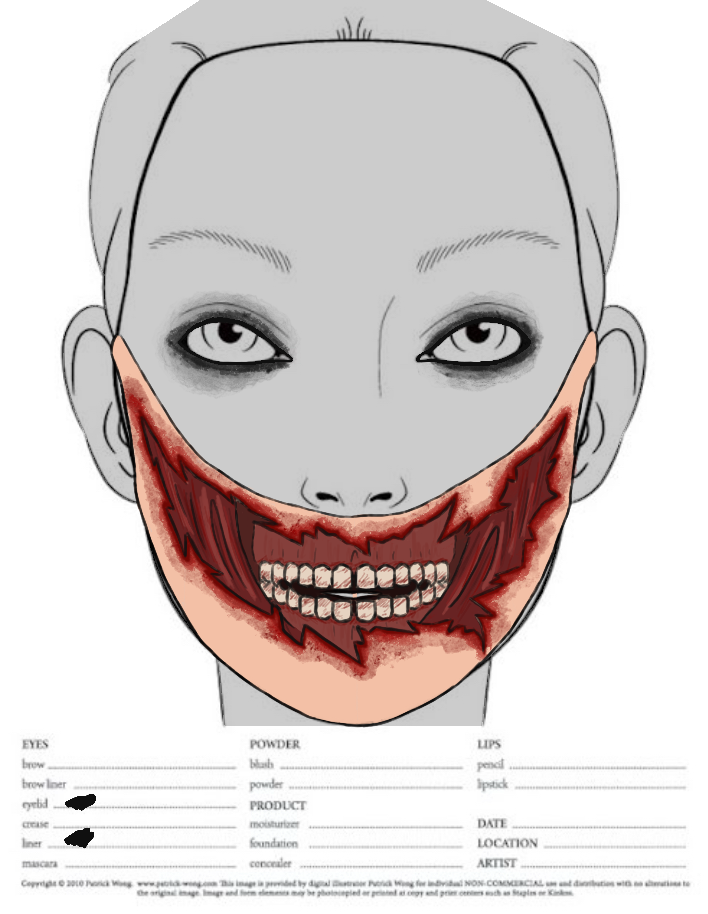 Grinpayne Mouth Prosthetic & Look 4 Makeup