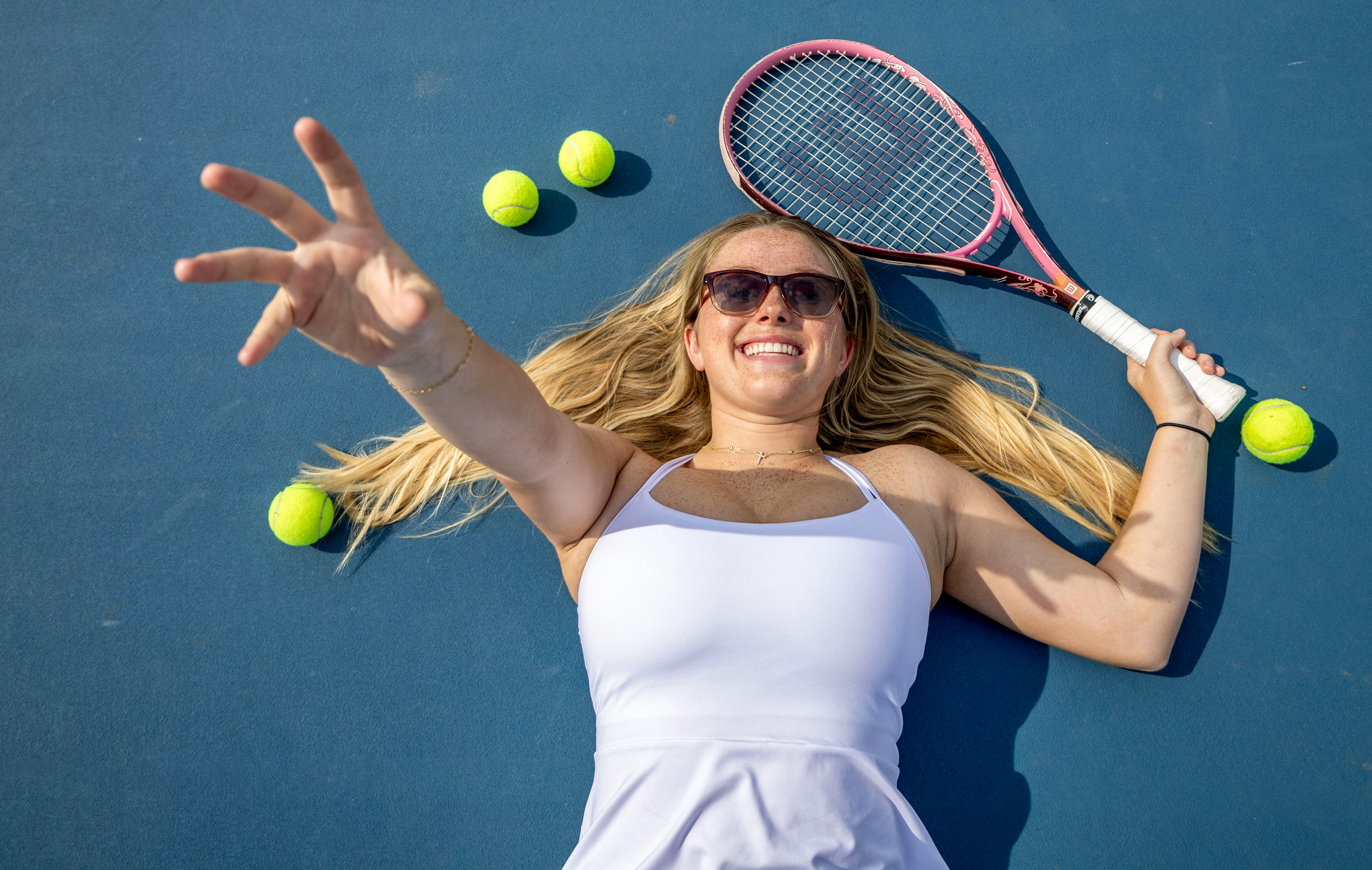 Chloe Hall, a graduating senior from Thomas Nelson High School, has played tennis for four years. After graduation, Hall plans to attend Elizabethtown Community and Technical College to study to become an ultrasound technician.  