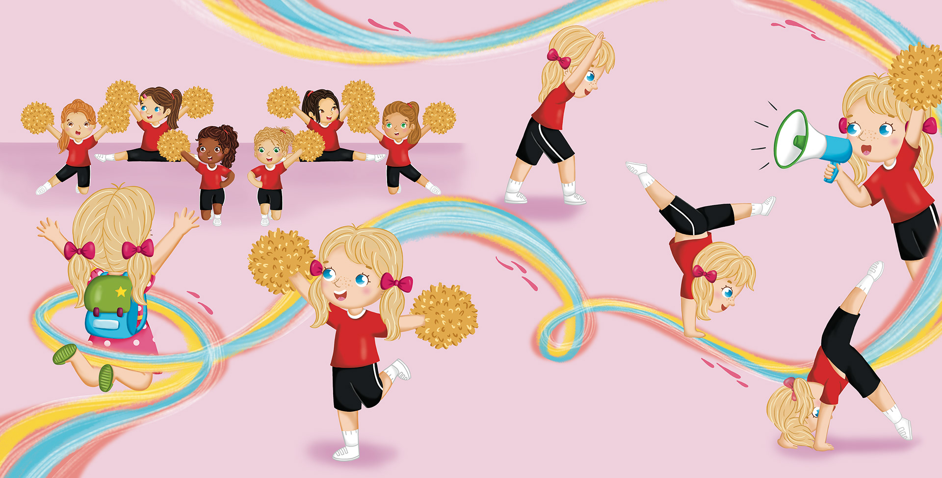 "Brave Little Nikki Learns To Cheer" Picture Book