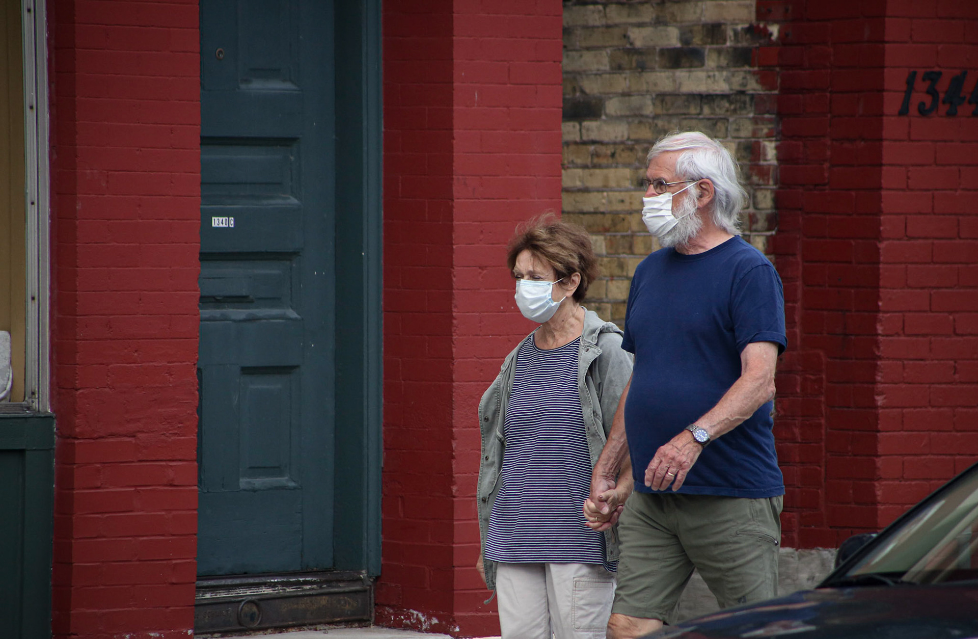 Mask mandatory for indoor and outdoor public areas to prevent the virus covid19 will spreading in Milwaukee, Wisconsin. Edwin Gonzalez.