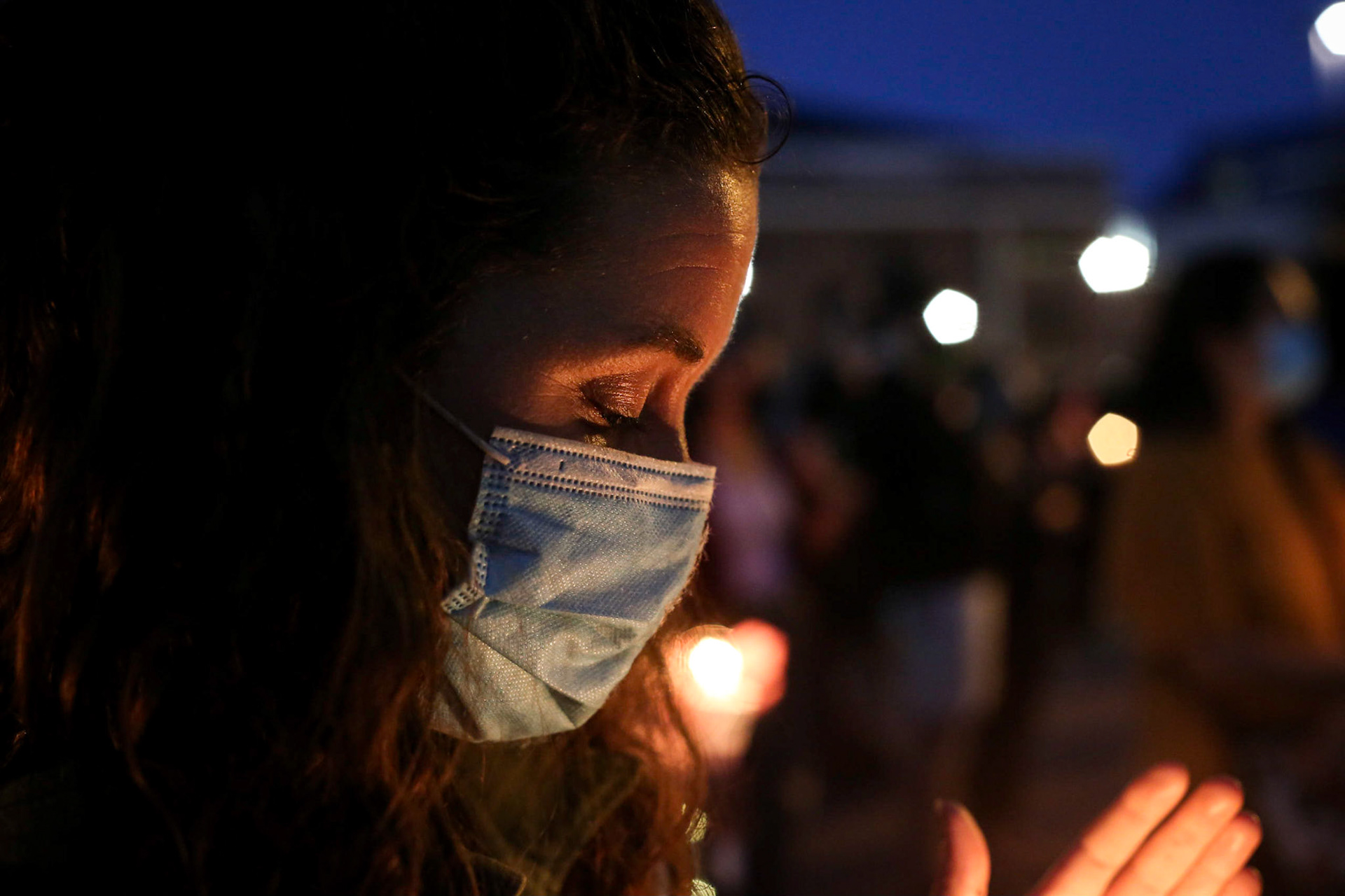 Candle light vigil to honor and remember the lives that were lost do to the actions of police officers. Milwaukee, WI. Jun 8, 2020.