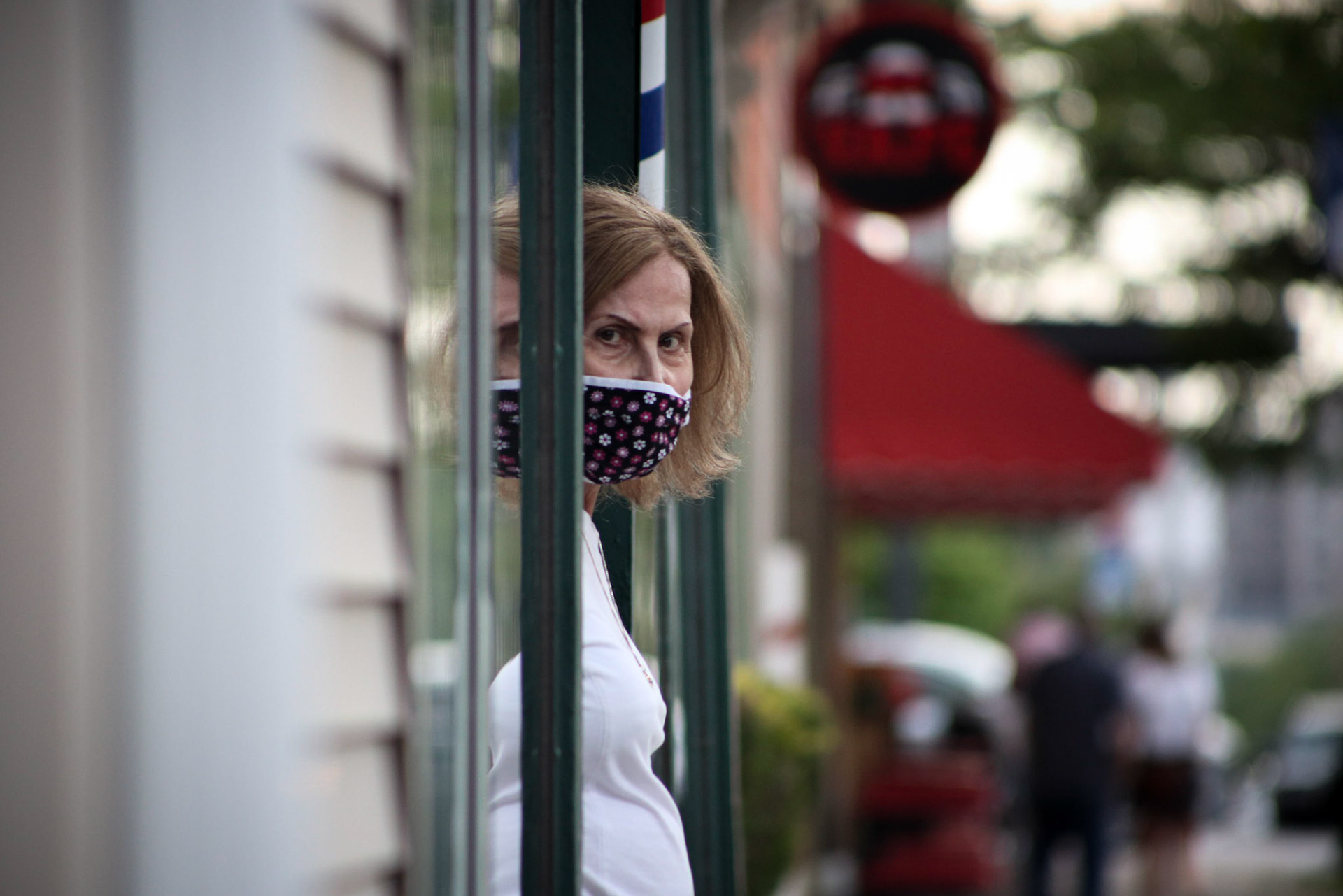 Mask mandatory for indoor and outdoor public areas to prevent the virus covid19 will spreading in Milwaukee, Wisconsin. Edwin Gonzalez.