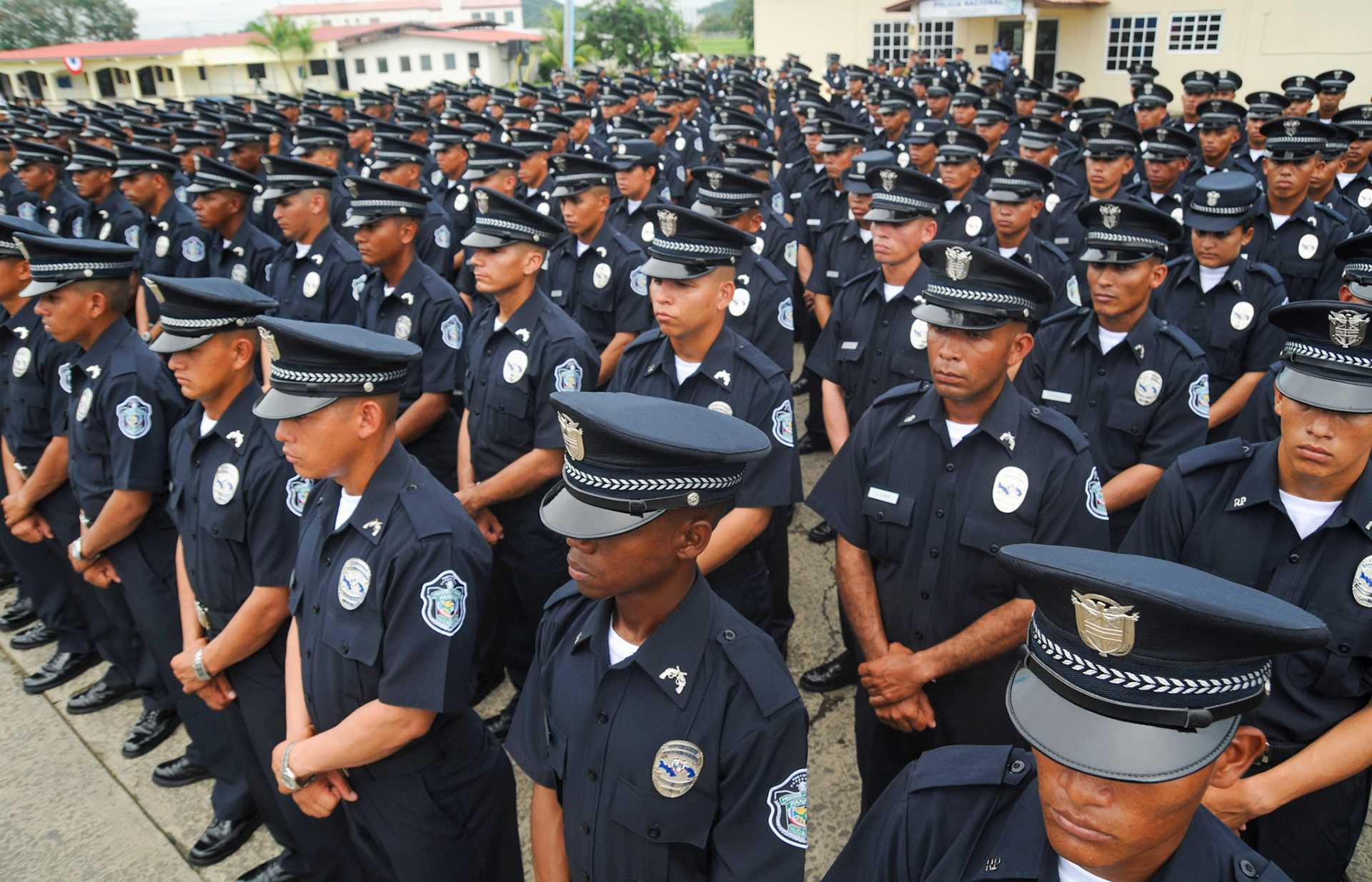 Panama, Panama City. 11/1/2010. Presentation of the new uniform and equipment Panama National Police. By: Edwin Gonzalez