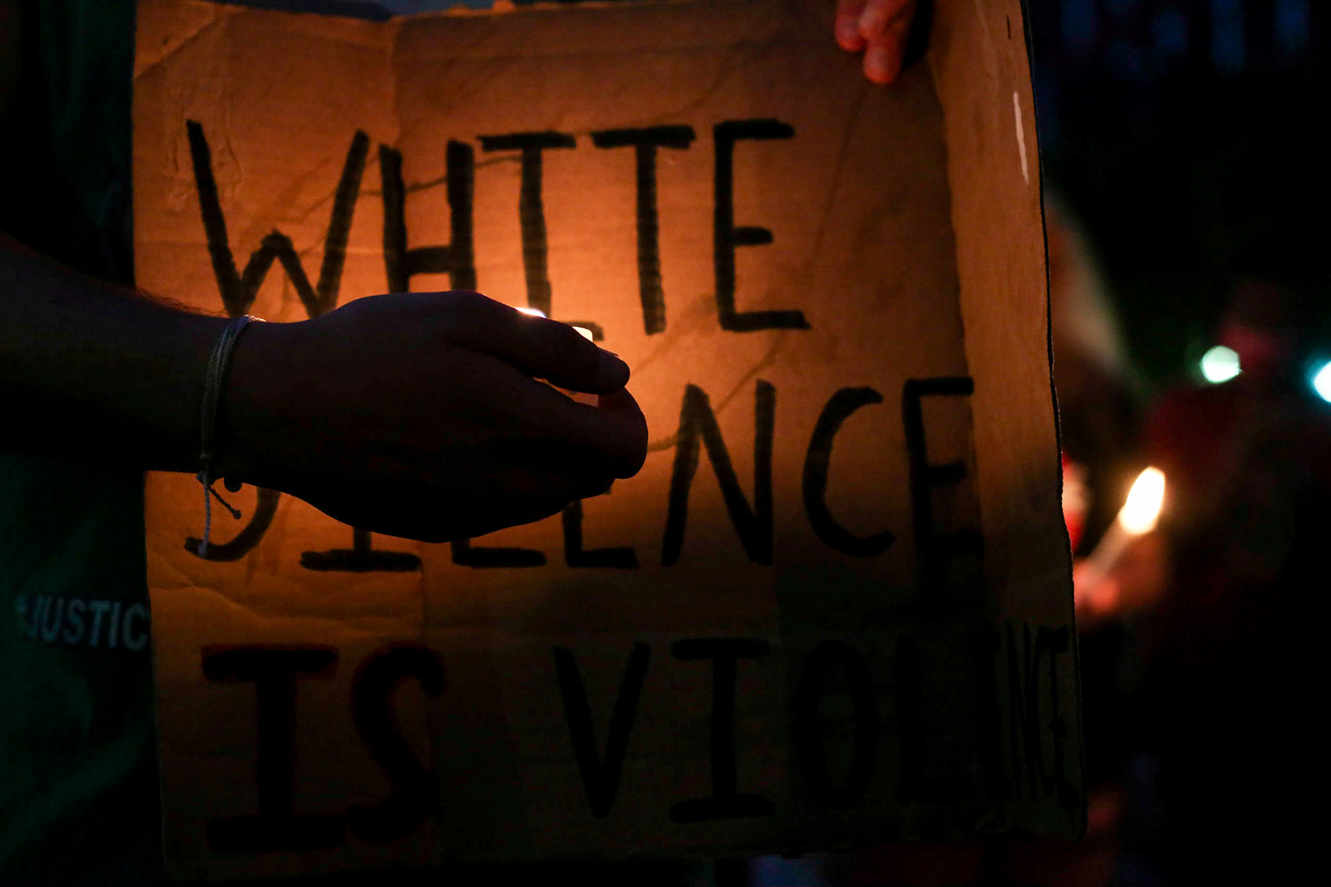 Candle light vigil to honor and remember the lives that were lost do to the actions of police officers. Milwaukee, WI. Jun 8, 2020.