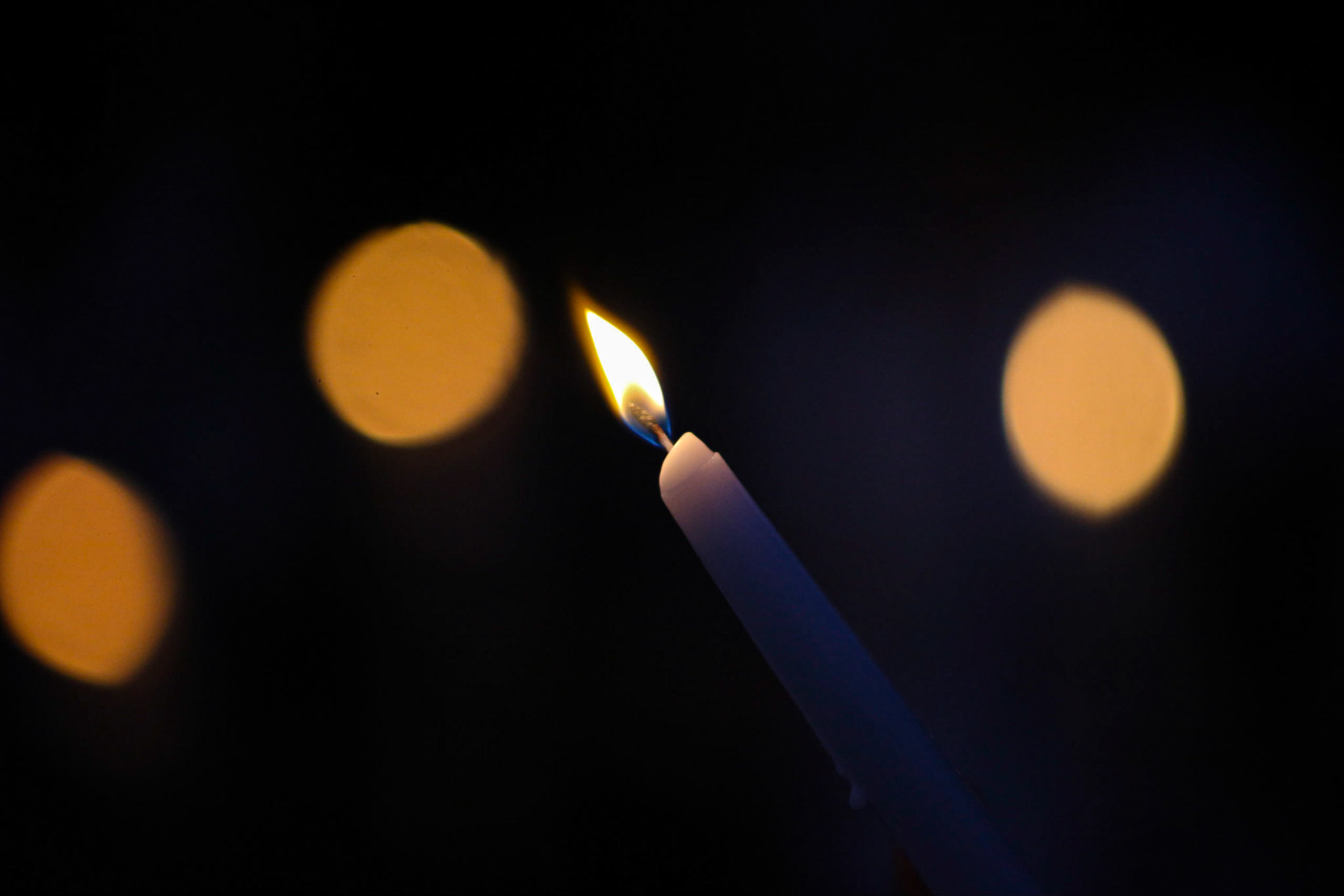 Candle light vigil to honor and remember the lives that were lost do to the actions of police officers. Milwaukee, WI. Jun 8, 2020.