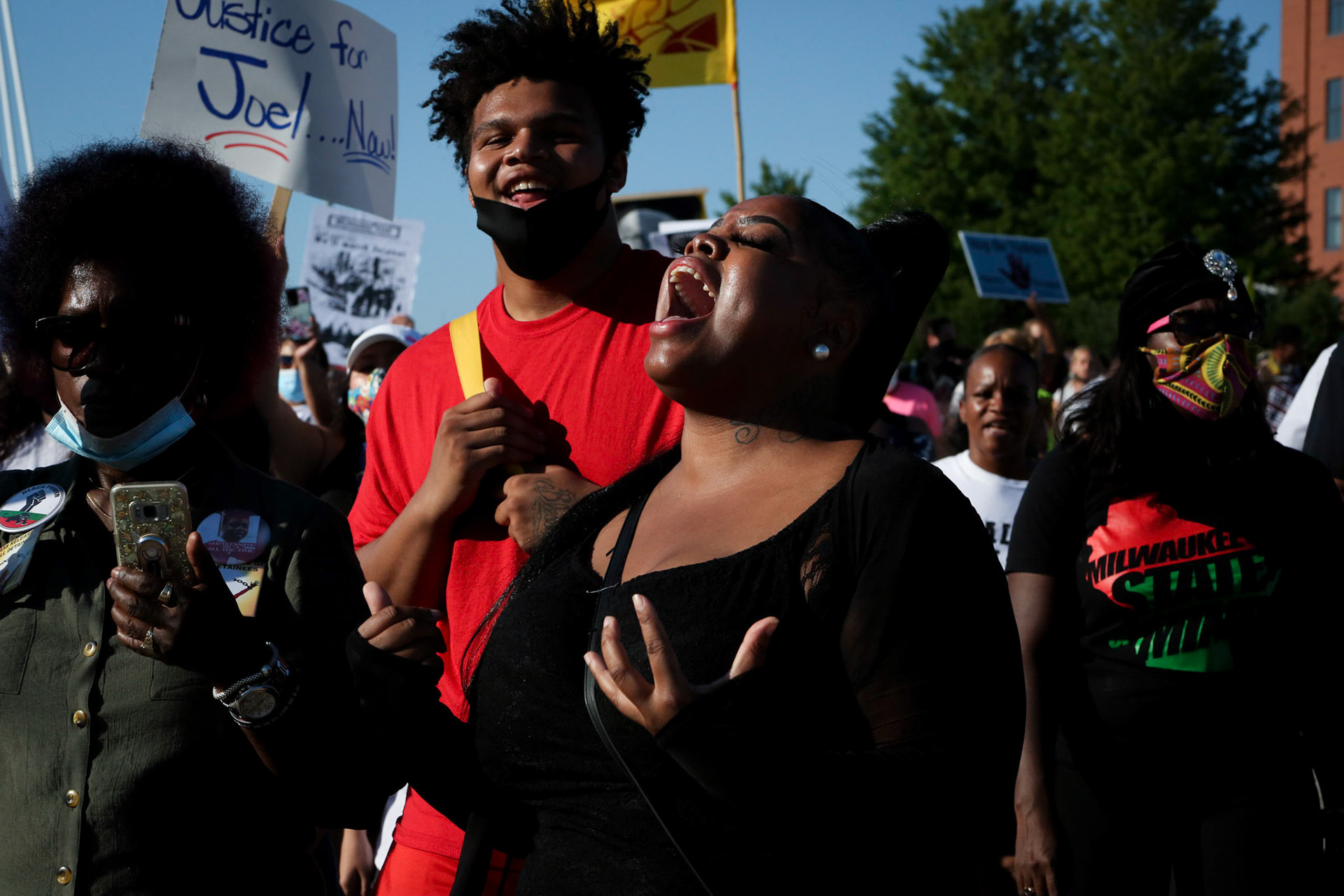 Rally for Justice for Joel Acevedo who was killed by a police officer from Milwaukee. Joel Acevedo died from his injuries due to traumatic strangulation on April 25. Family demands 911 calls, body camera video following Joel Acevedo's death.