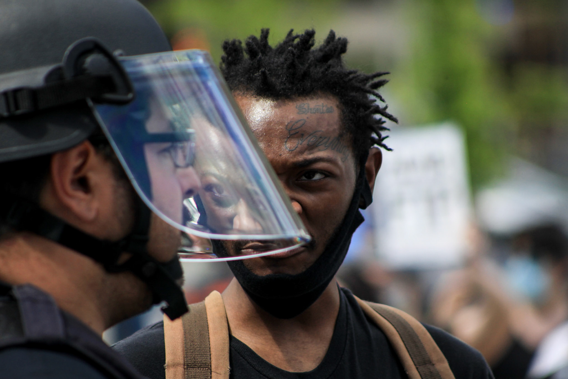 Thousands of people gathered on Downtown Milwaukee for the second day of protests for the death of George Floyd, who was murdered by a police officer in Minneapolis.