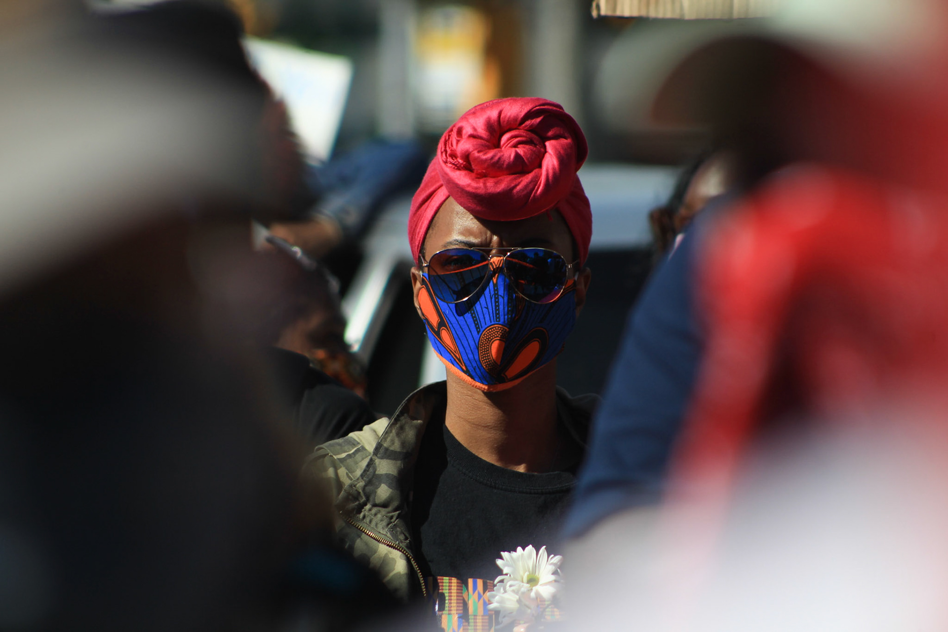 Milwaukee, WI, May 31. The third day of the march in Milwaukee was carried out peacefully, the march started from MLK and Locust to Oakland avenue, Hundreds of protesters cry out for justice after the murder of George Floyd caused by a police officer in Minneapolis . (photo by: Edwin Gonzalez)